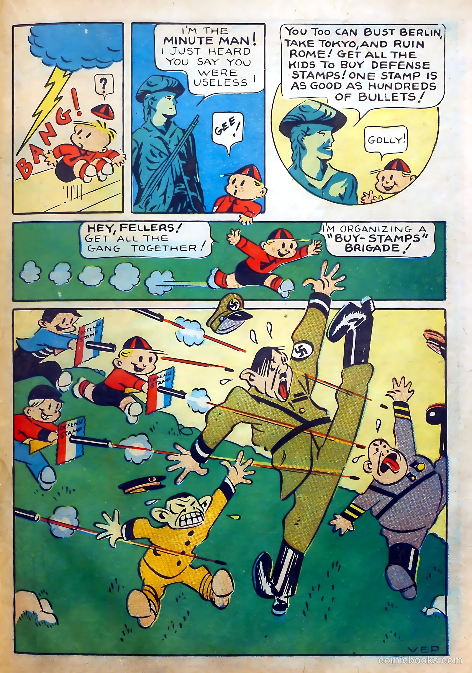 Reg'lar Fellers Heroic Comics #14 (1942) — page 45 of 68