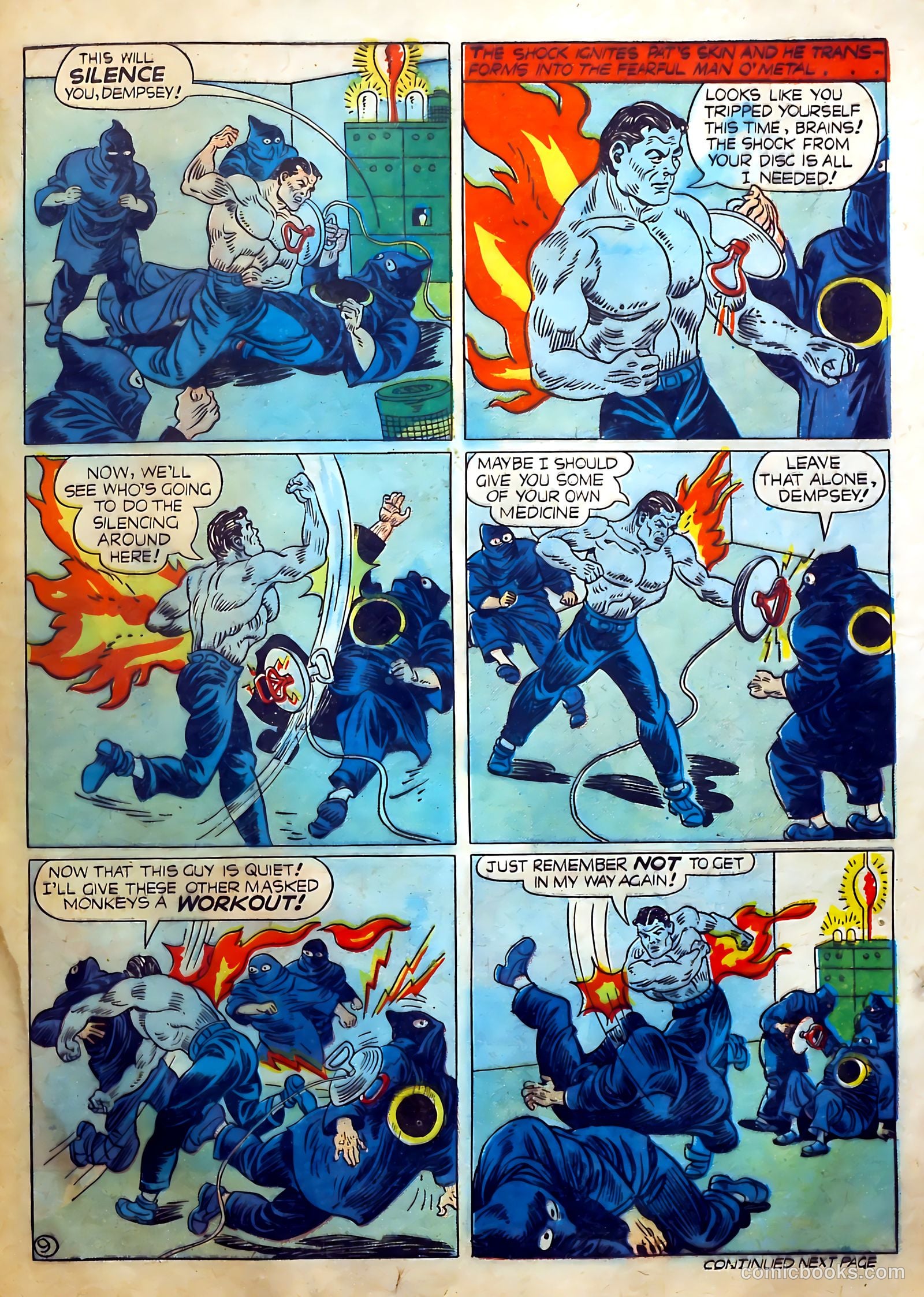 Reg'lar Fellers Heroic Comics #14 (1942) — page 57 of 68