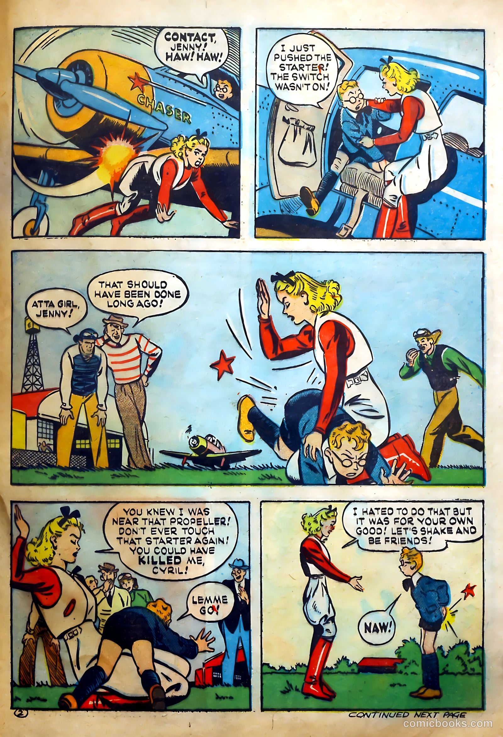 Reg'lar Fellers Heroic Comics #14 (1942) — page 63 of 68