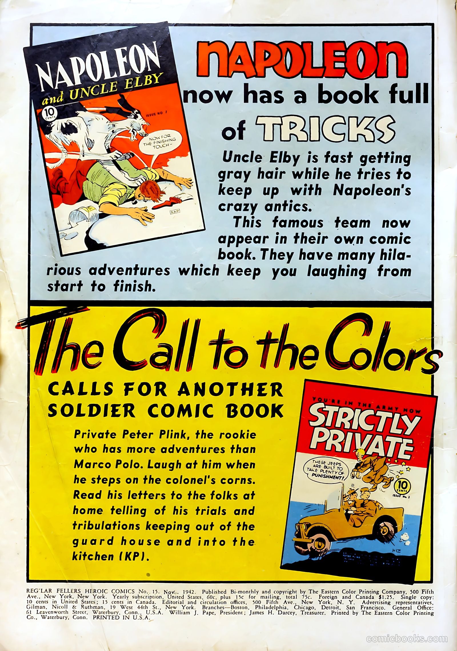 Reg'lar Fellers Heroic Comics #15 (1942) — page 2 of 68