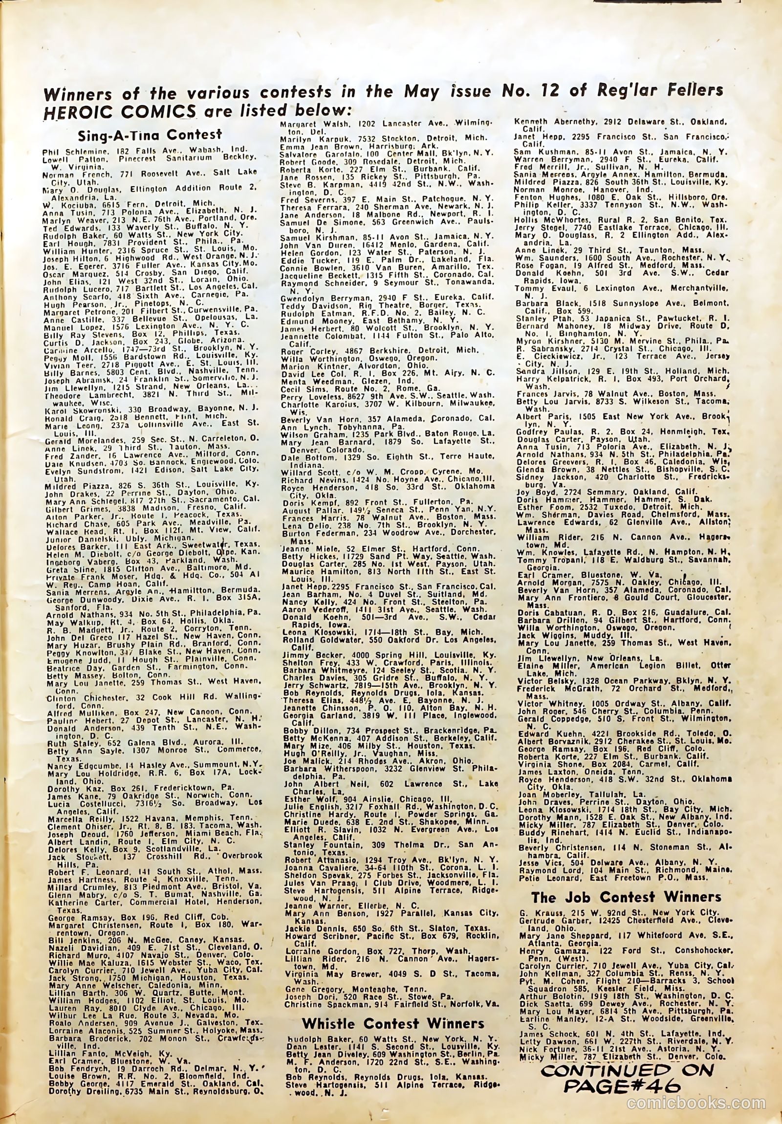 Reg'lar Fellers Heroic Comics #15 (1942) — page 21 of 68