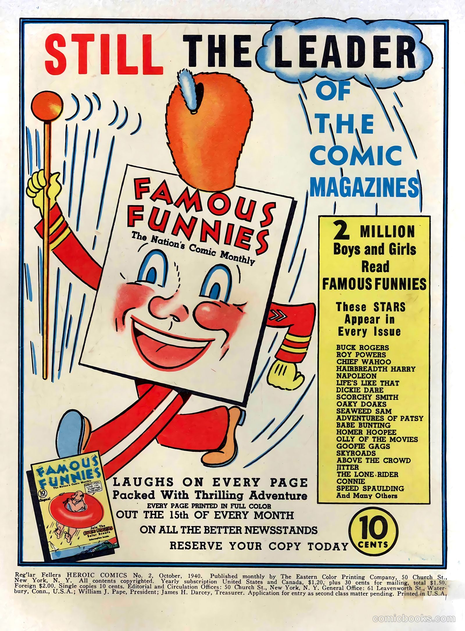 Reg'lar Fellers Heroic Comics #2 (1940) — page 2 of 68