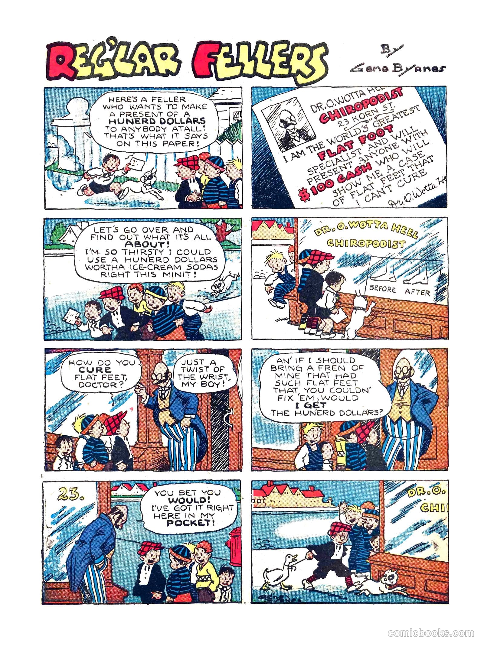 Reg'lar Fellers Heroic Comics #6 (1941) — page 56 of 66