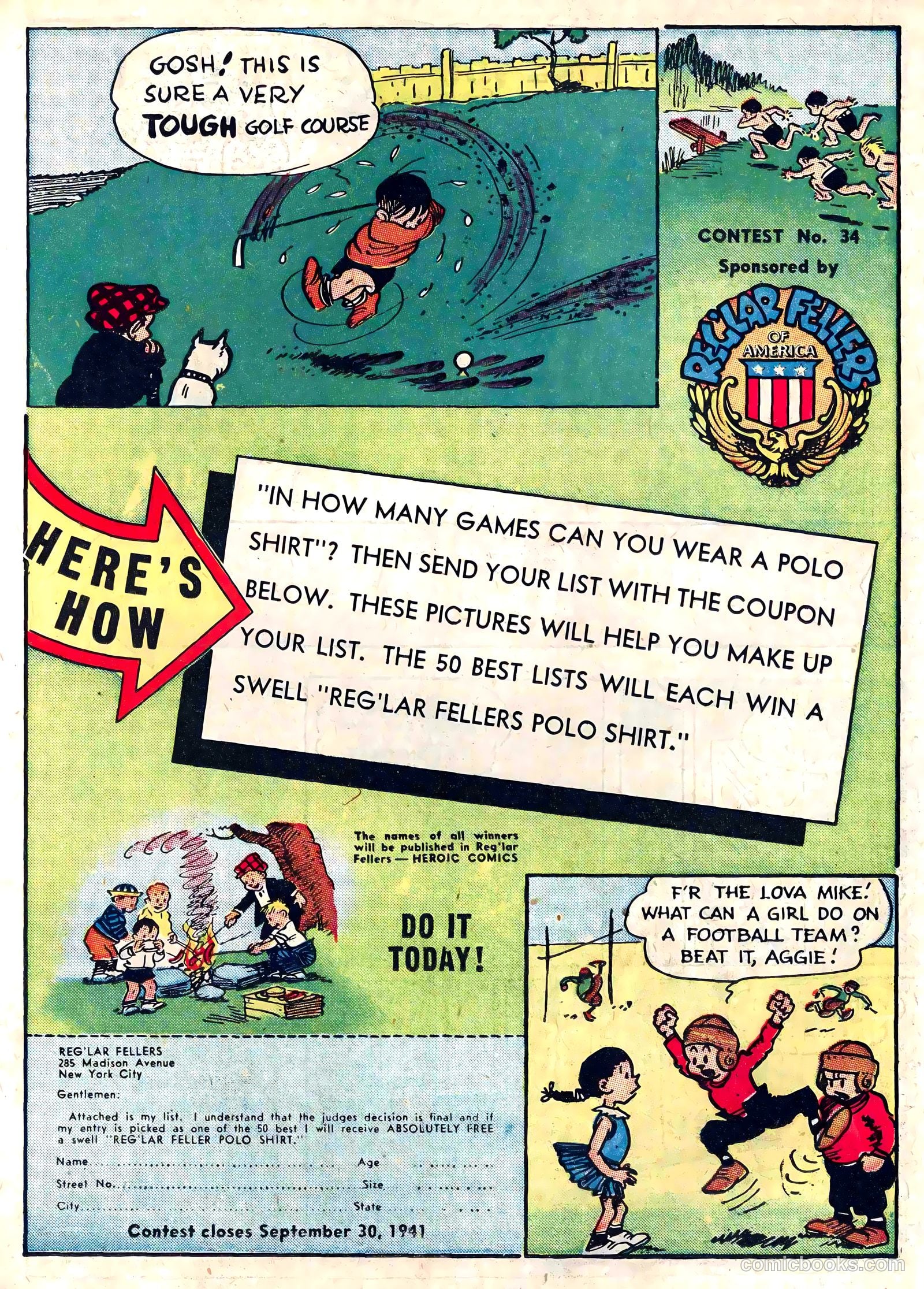 Reg'lar Fellers Heroic Comics #8 (1941) — page 37 of 68