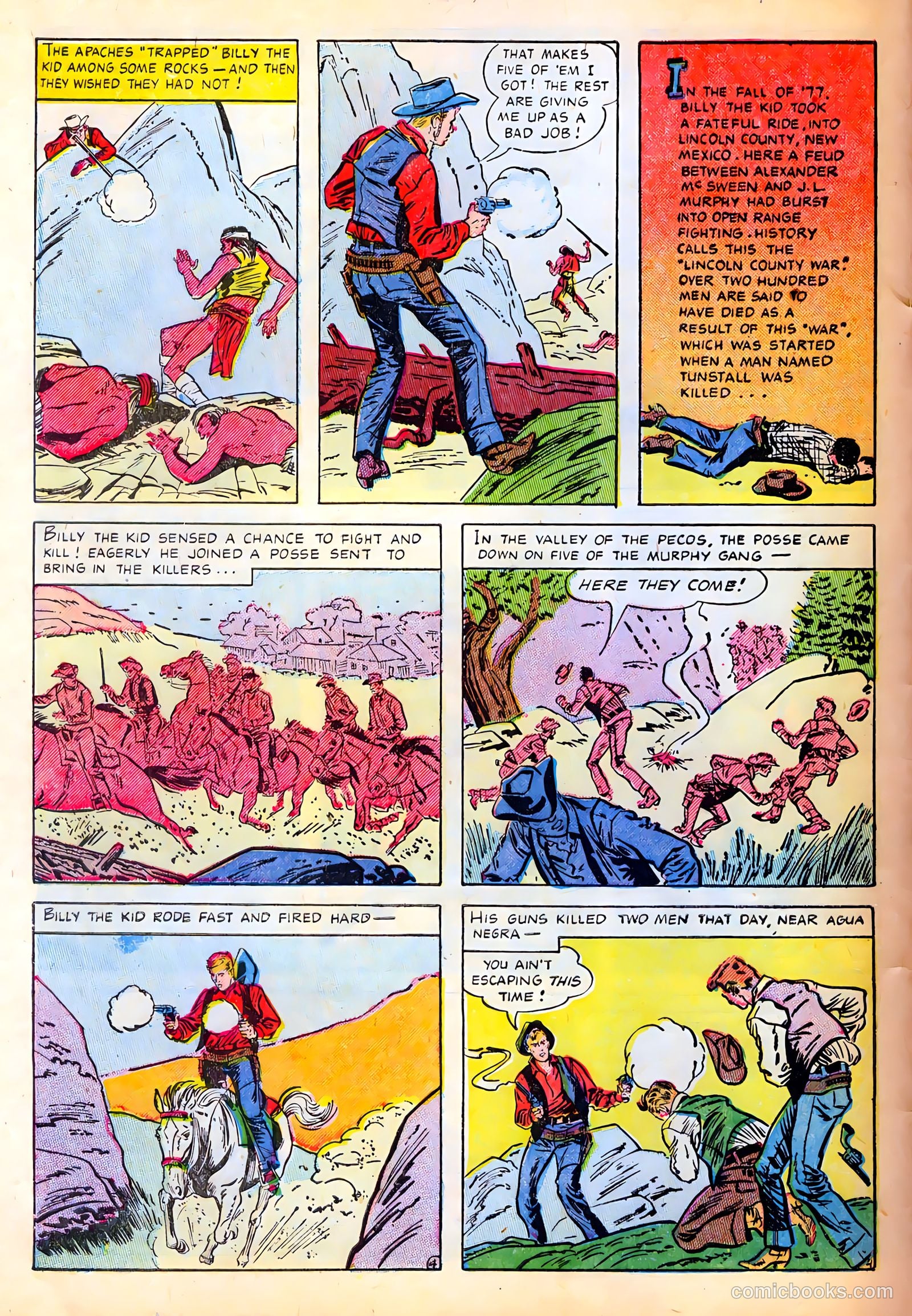 Badmen of the West #1 (1951) — page 6 of 36