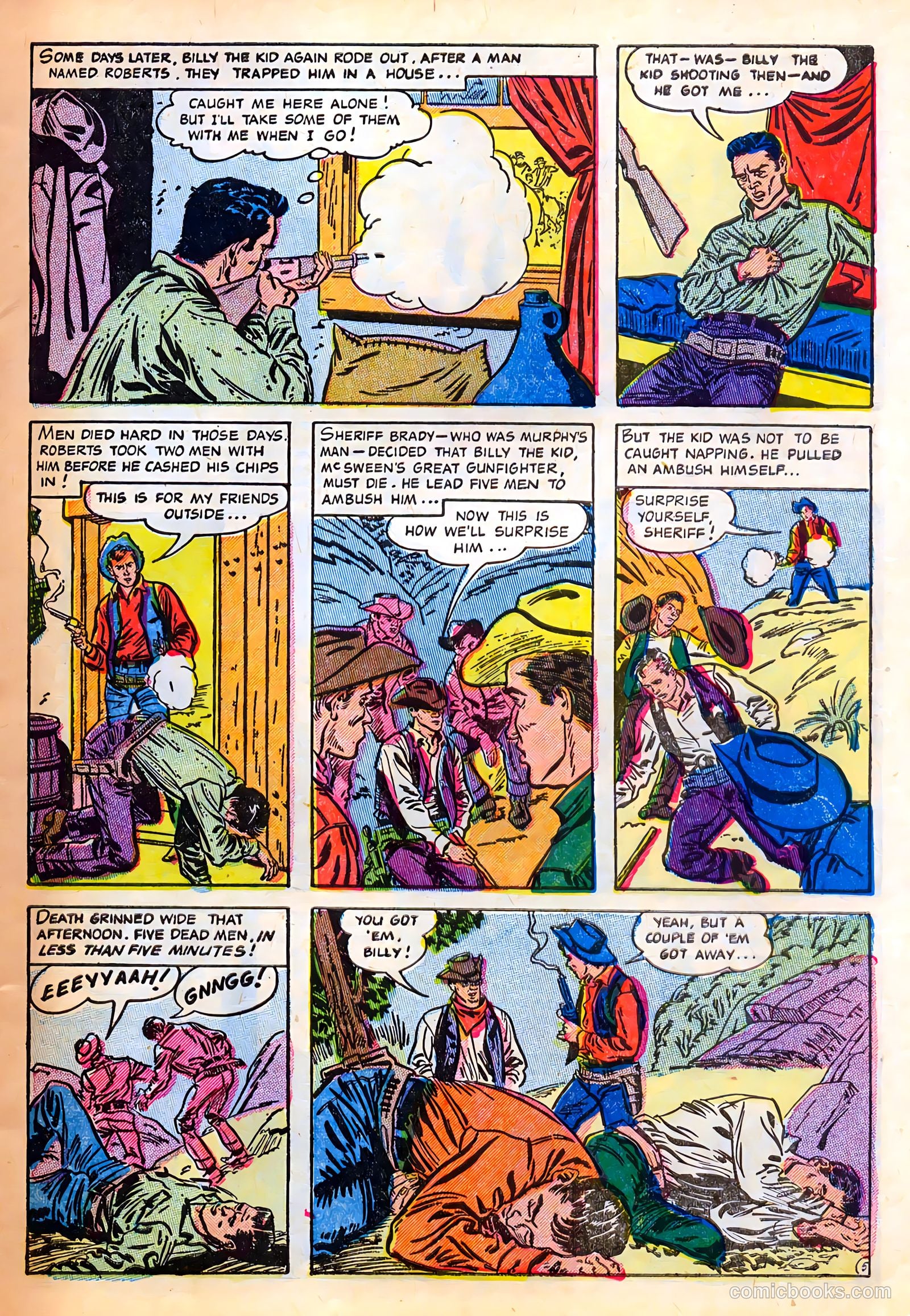 Badmen of the West #1 (1951) — page 7 of 36