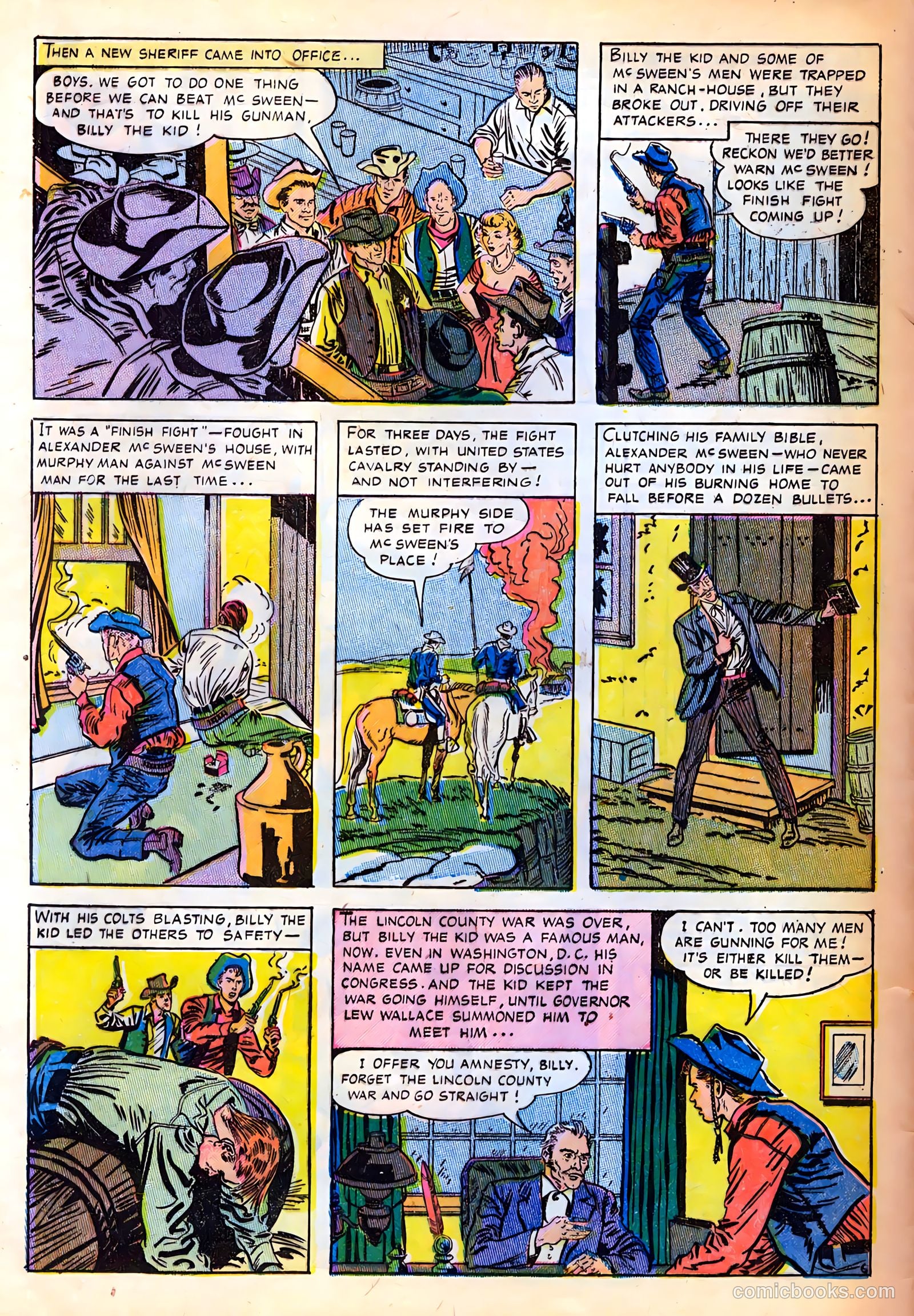 Badmen of the West #1 (1951) — page 8 of 36