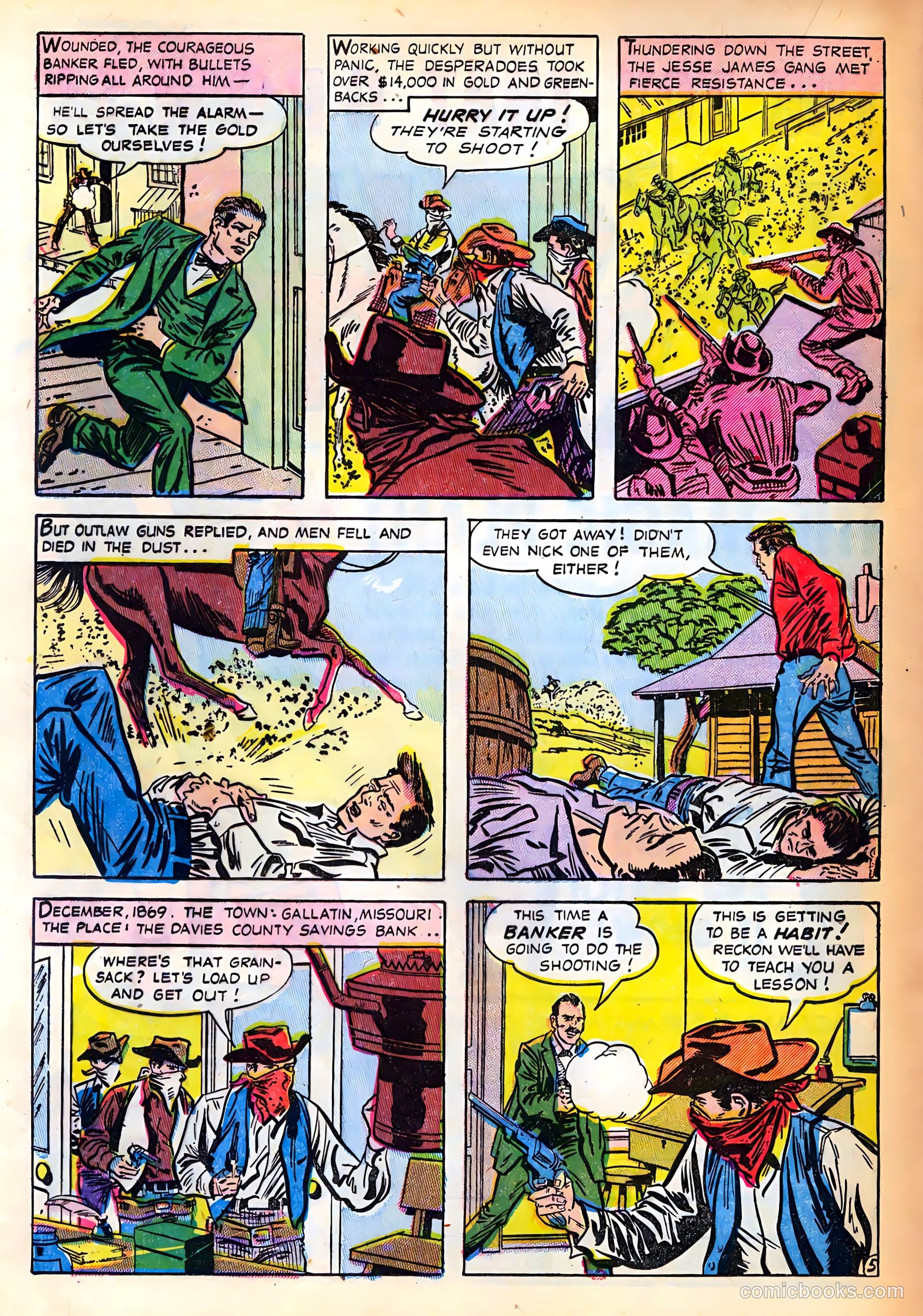 Badmen of the West #1 (1951) — page 16 of 36