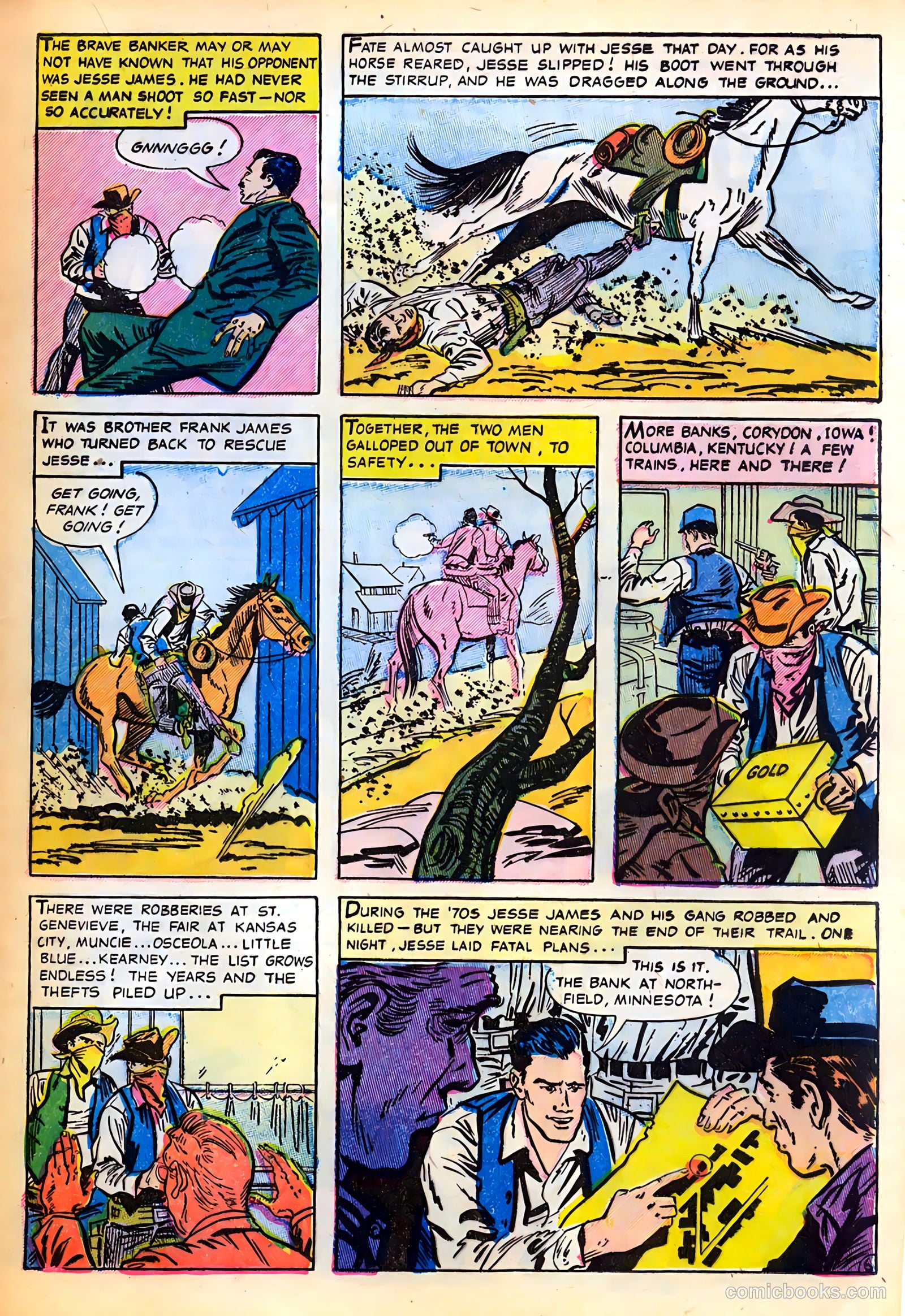 Badmen of the West #1 (1951) — page 17 of 36