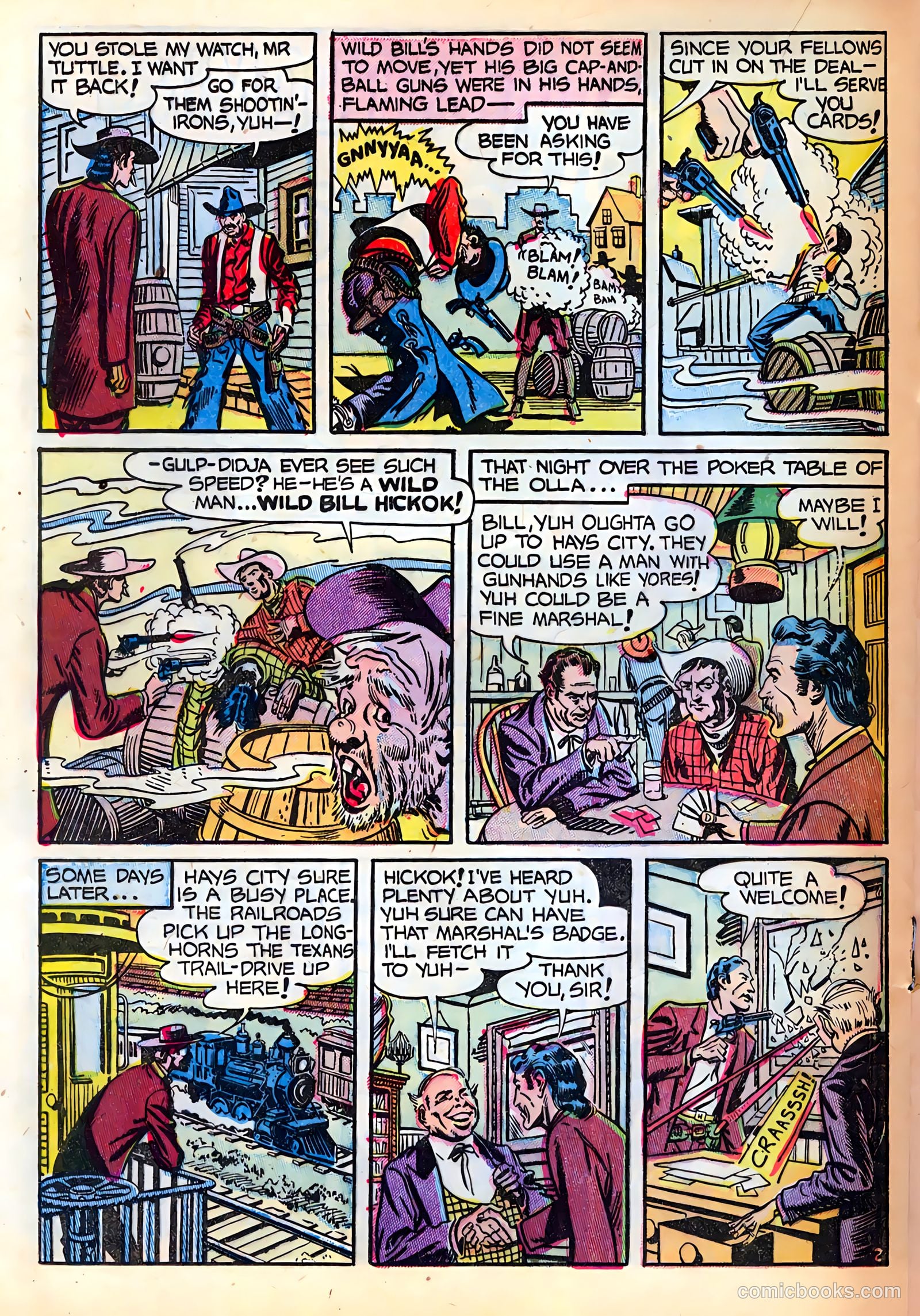 Badmen of the West #1 (1951) — page 20 of 36