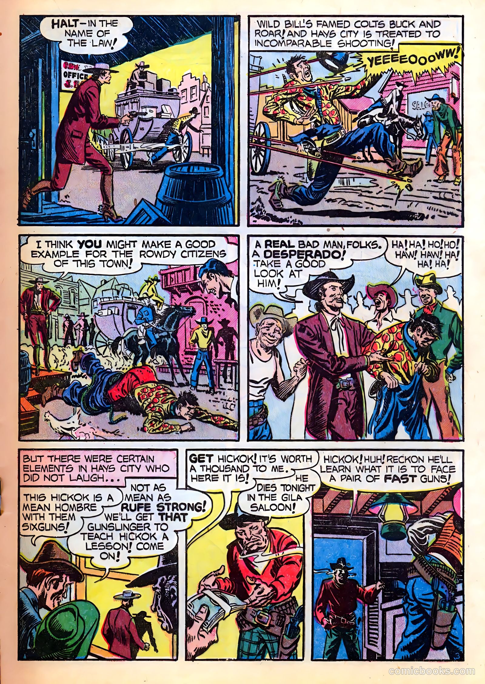 Badmen of the West #1 (1951) — page 21 of 36