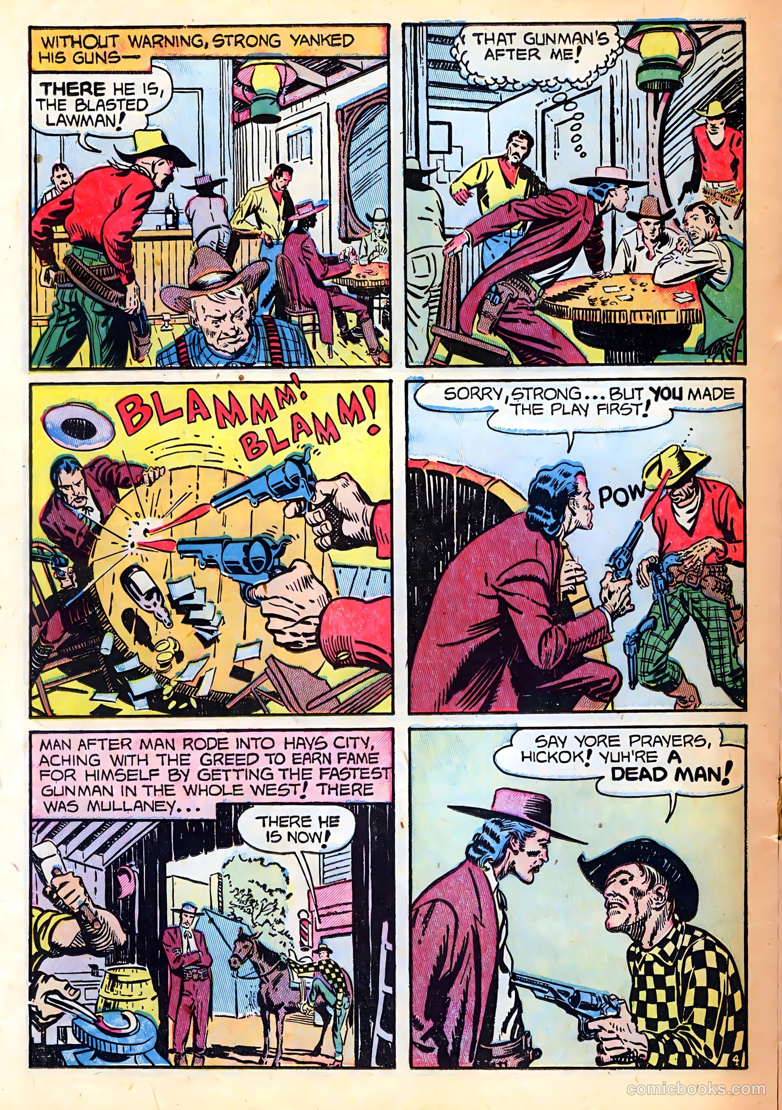 Badmen of the West #1 (1951) — page 22 of 36