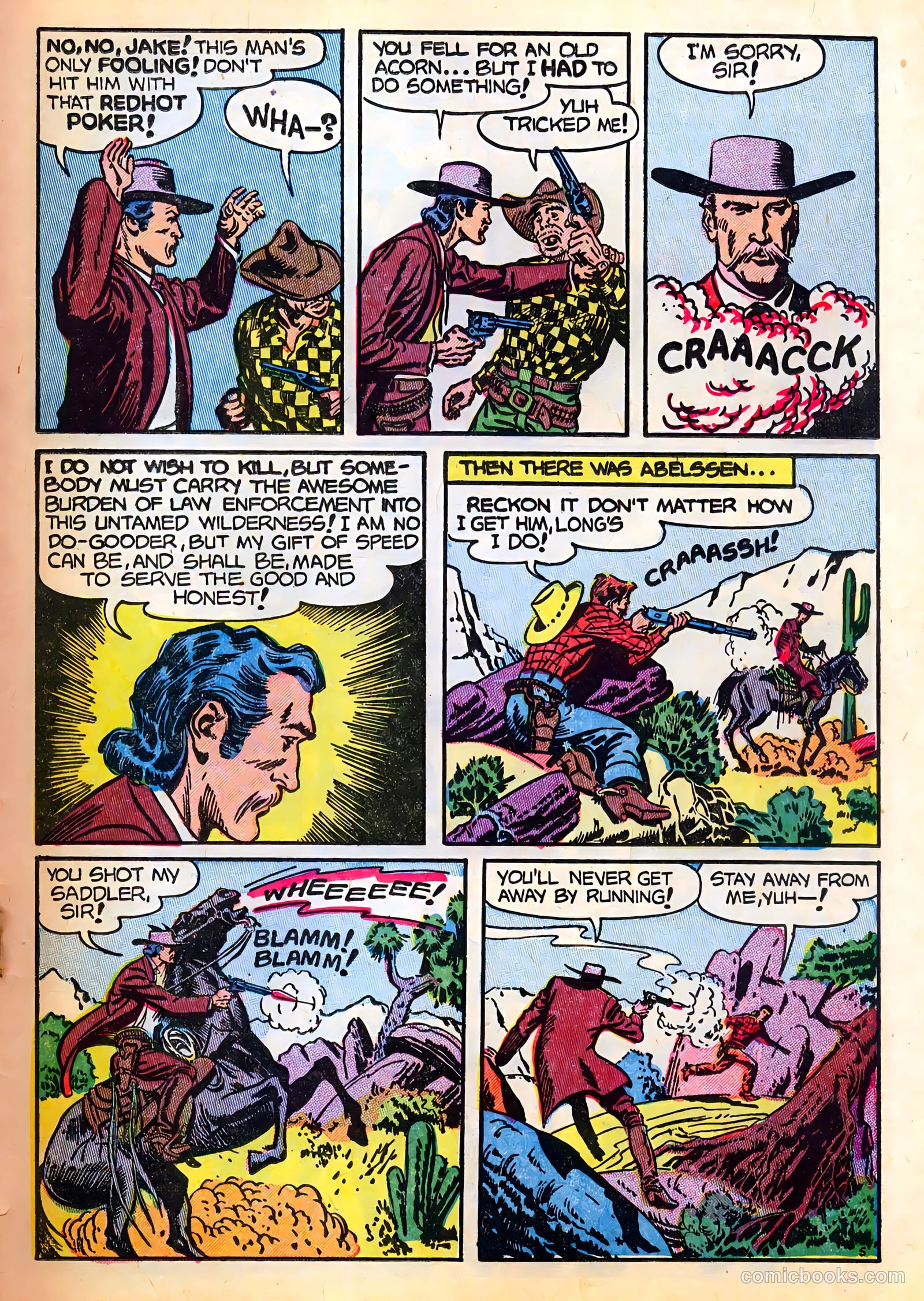 Badmen of the West #1 (1951) — page 23 of 36