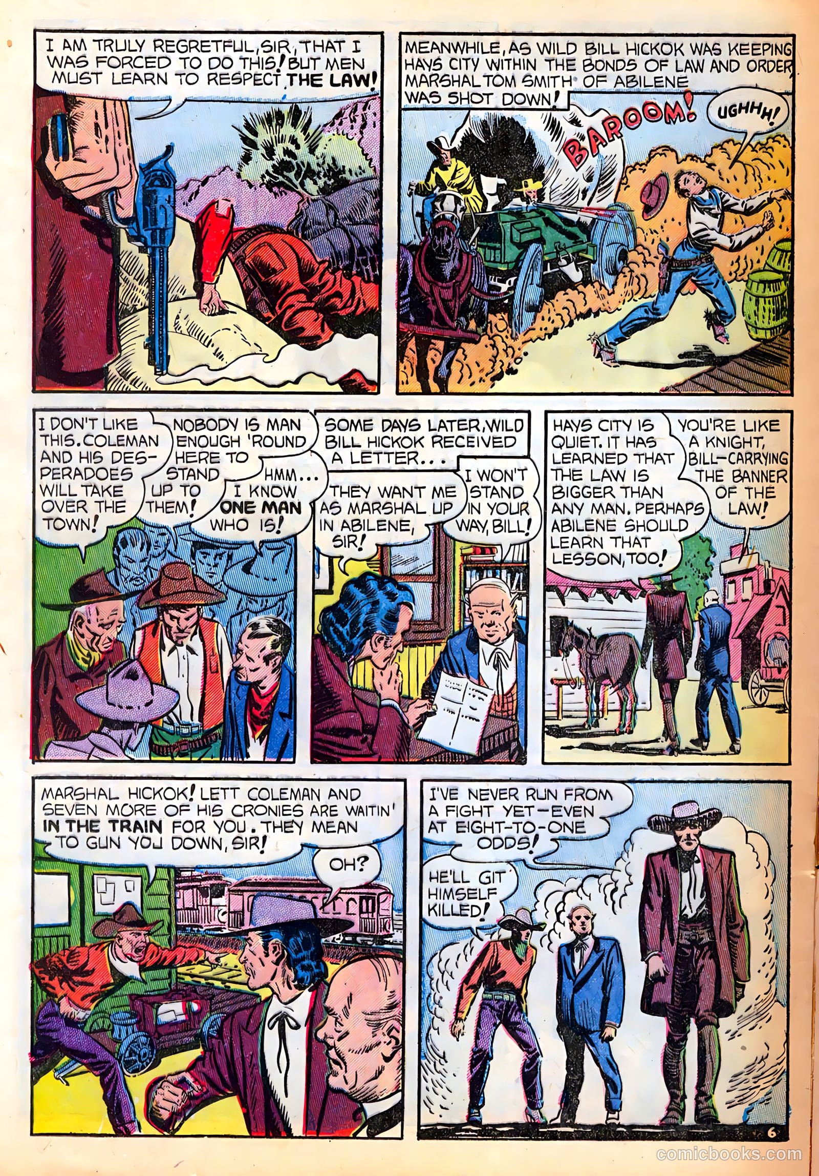Badmen of the West #1 (1951) — page 24 of 36