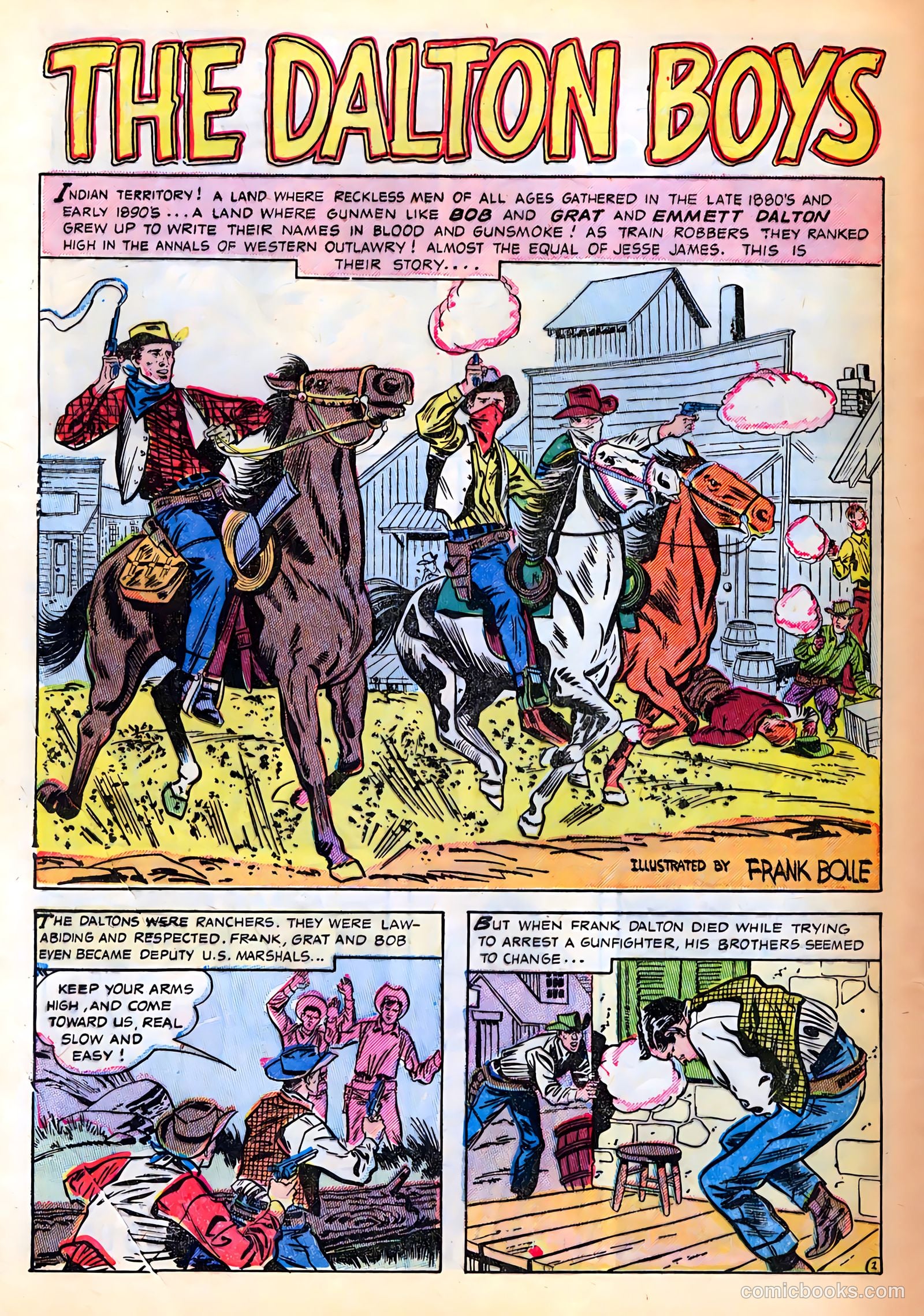 Badmen of the West #1 (1951) — page 28 of 36
