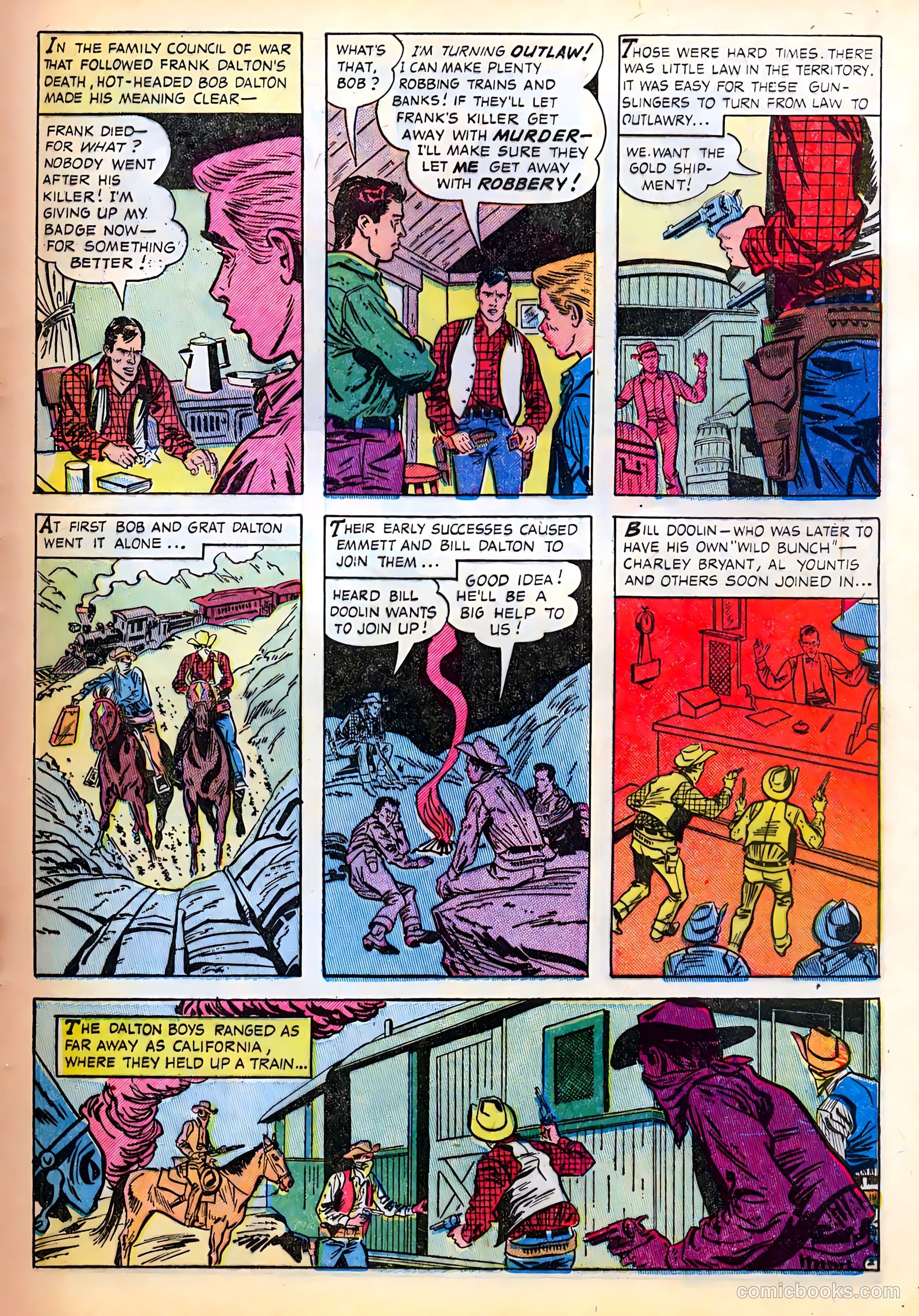 Badmen of the West #1 (1951) — page 29 of 36