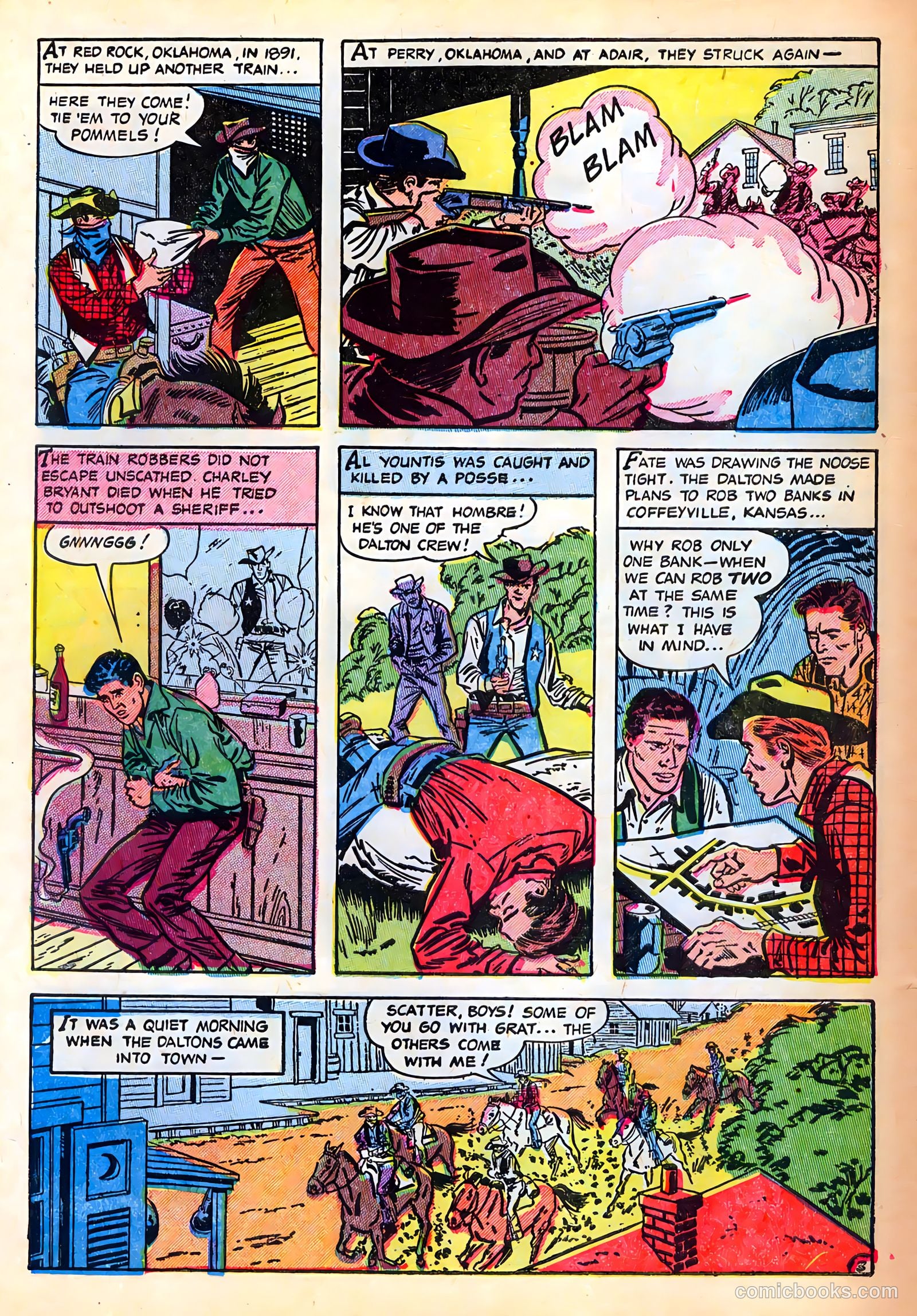 Badmen of the West #1 (1951) — page 30 of 36