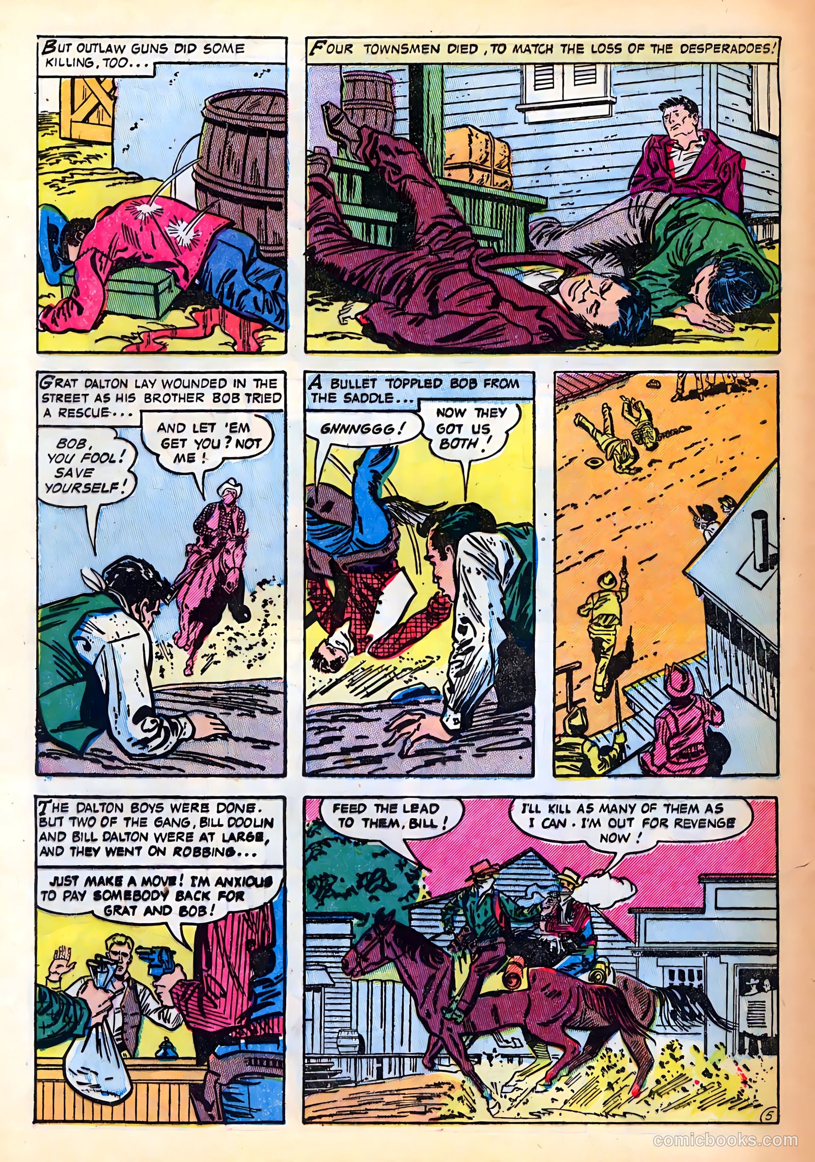 Badmen of the West #1 (1951) — page 32 of 36