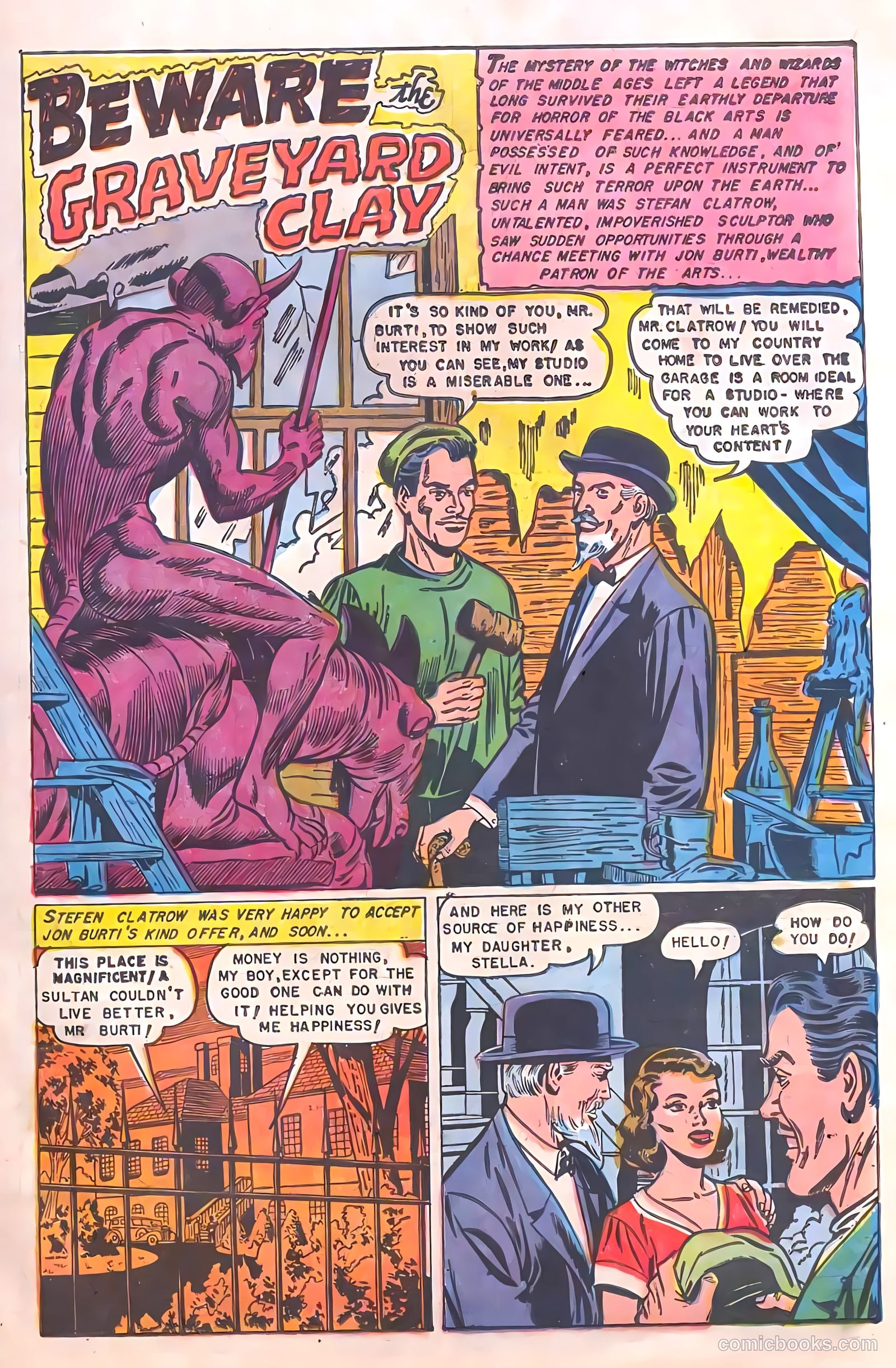 Baffling Mysteries #14 (1953) — page 19 of 36
