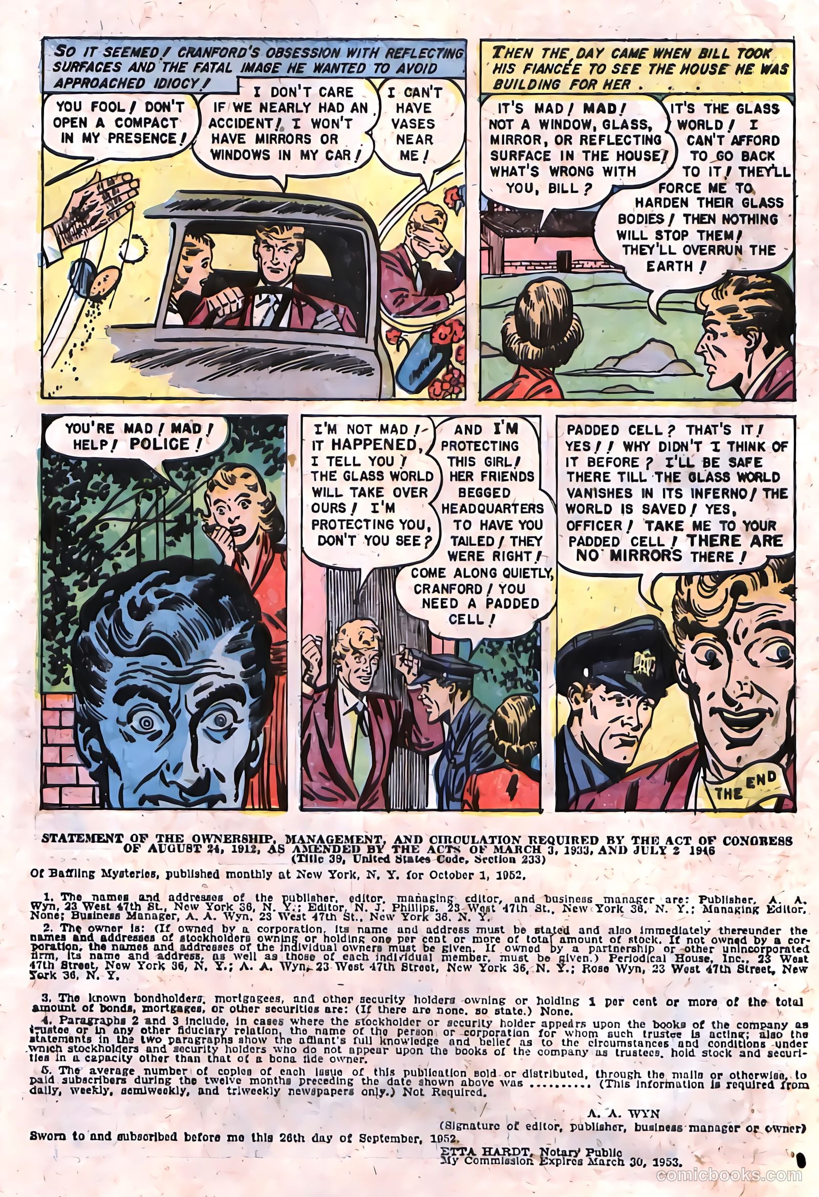 Baffling Mysteries #15 (1953) — page 24 of 36