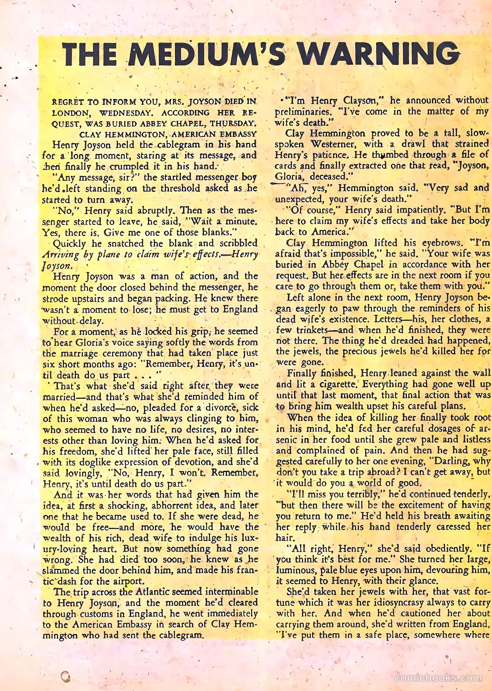 Baffling Mysteries #18 (1953) — page 26 of 36