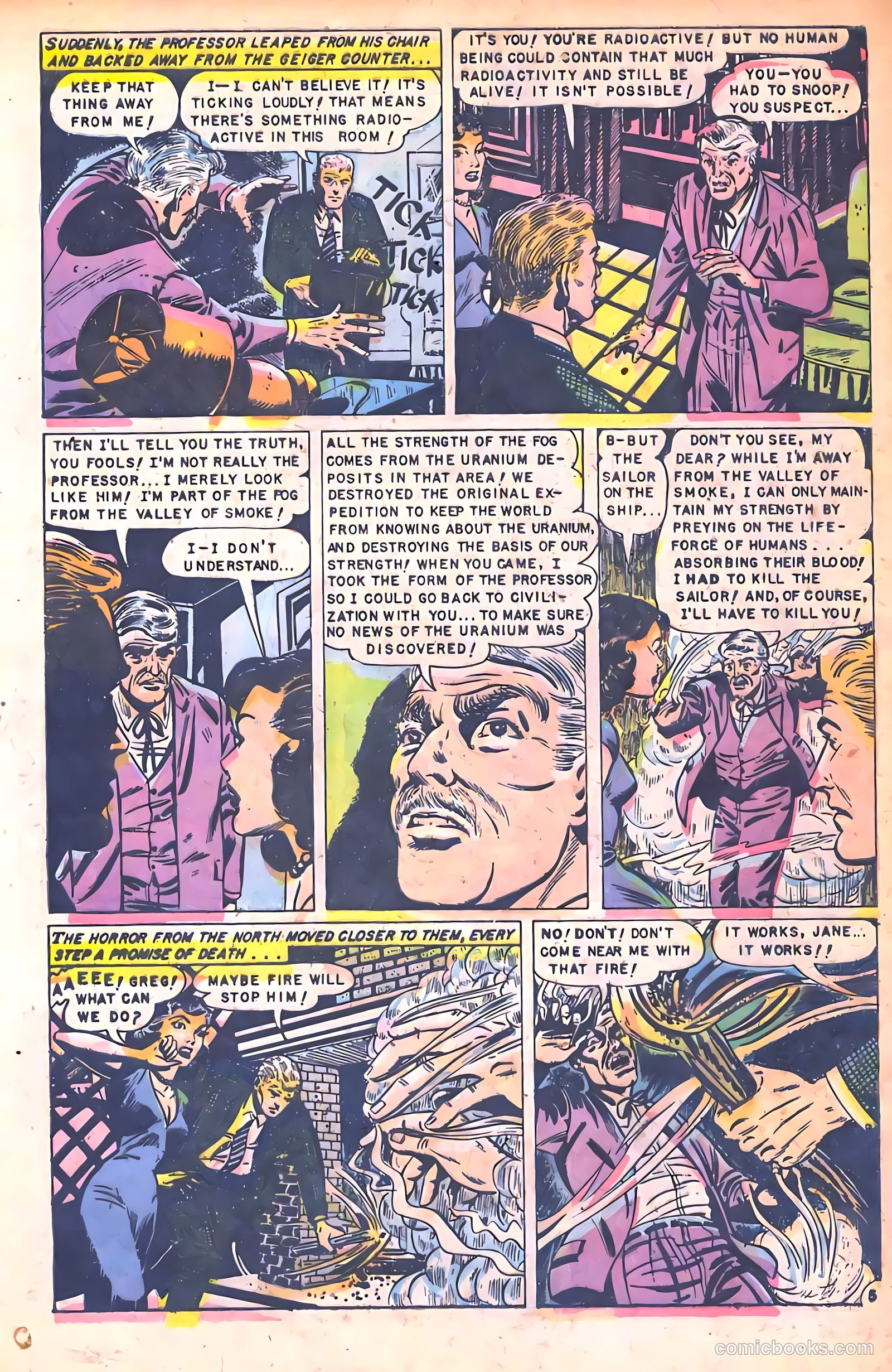 Baffling Mysteries #18 (1953) — page 32 of 36