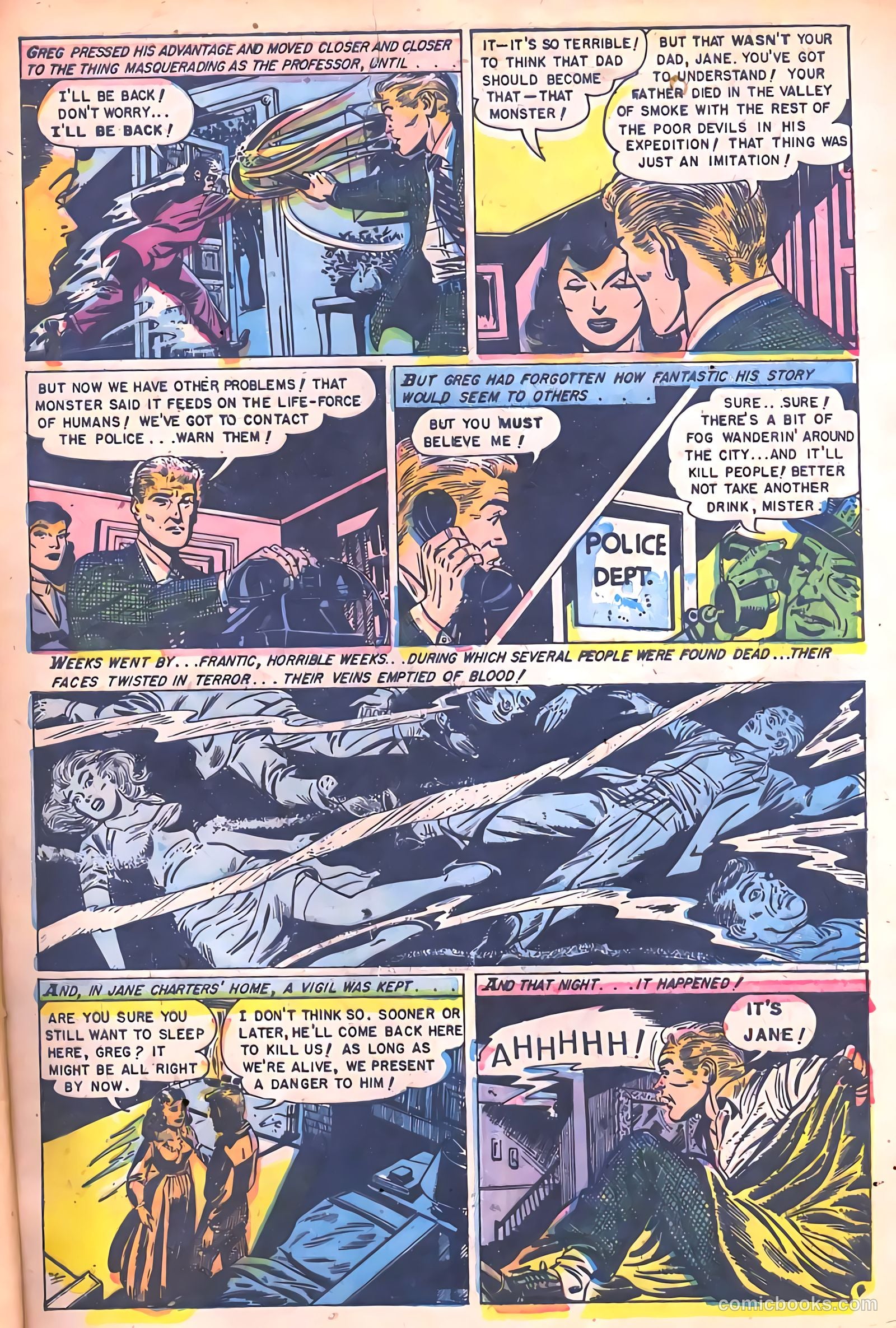 Baffling Mysteries #18 (1953) — page 33 of 36