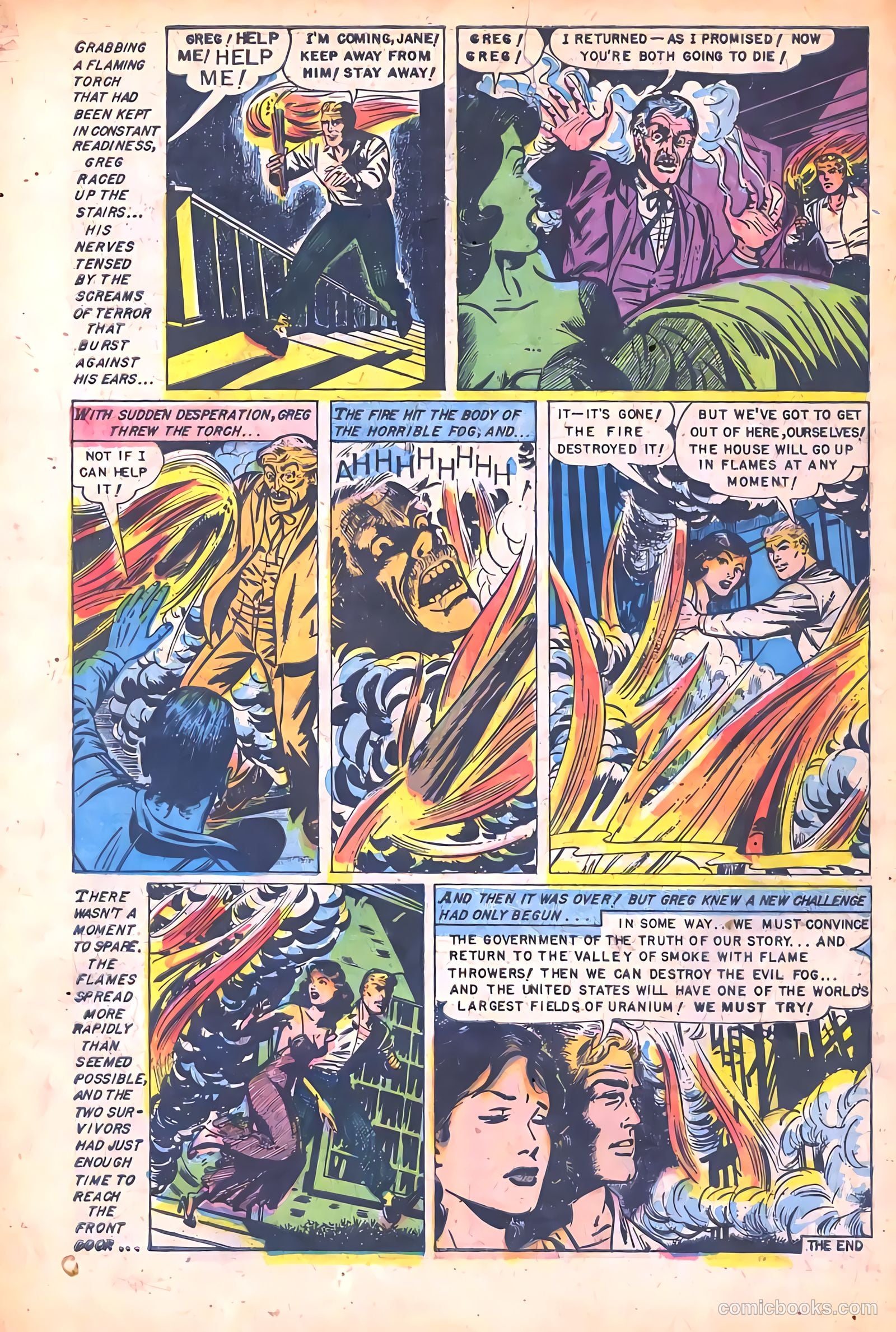 Baffling Mysteries #18 (1953) — page 34 of 36