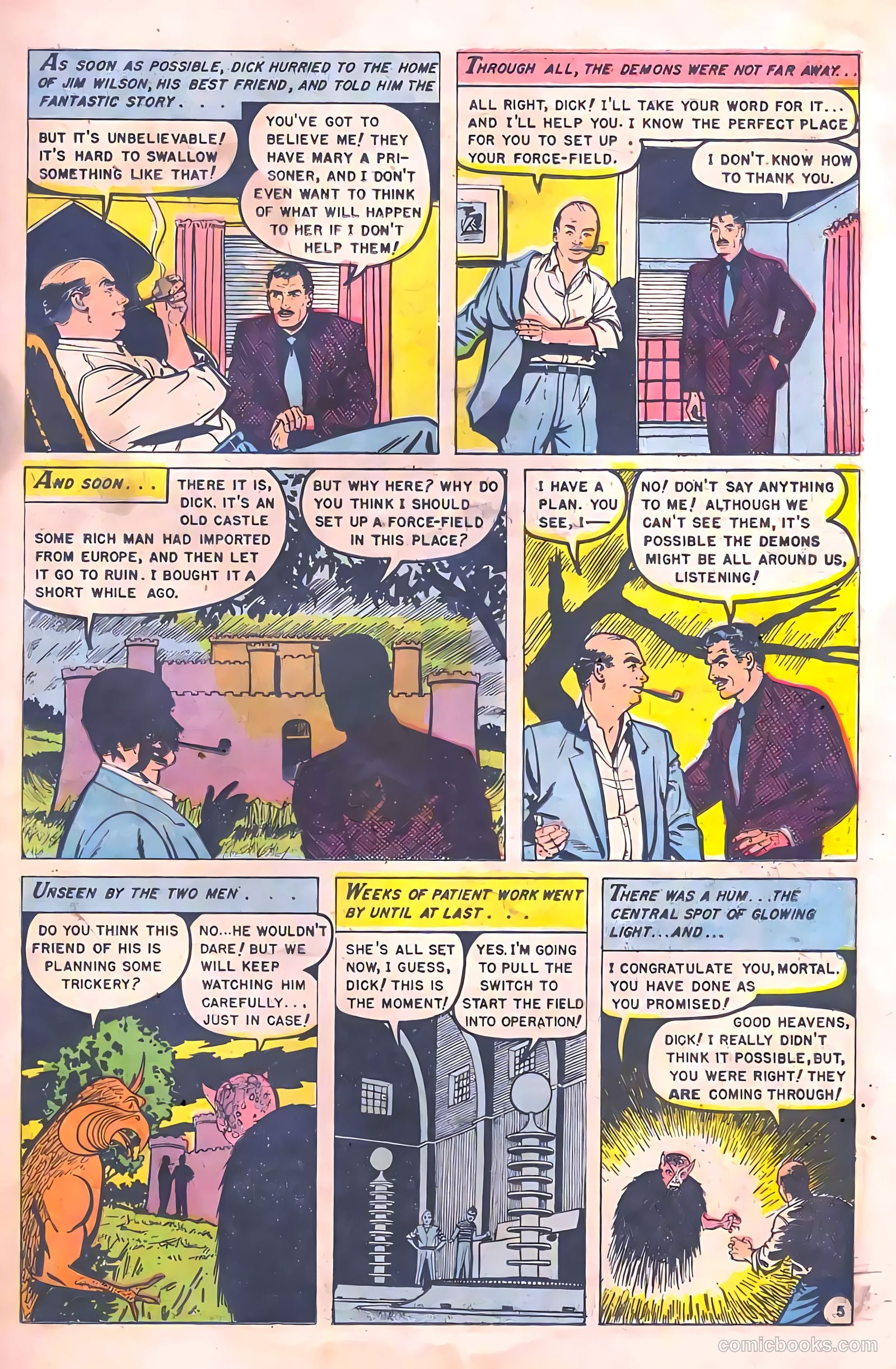 Baffling Mysteries #20 (1954) — page 23 of 36