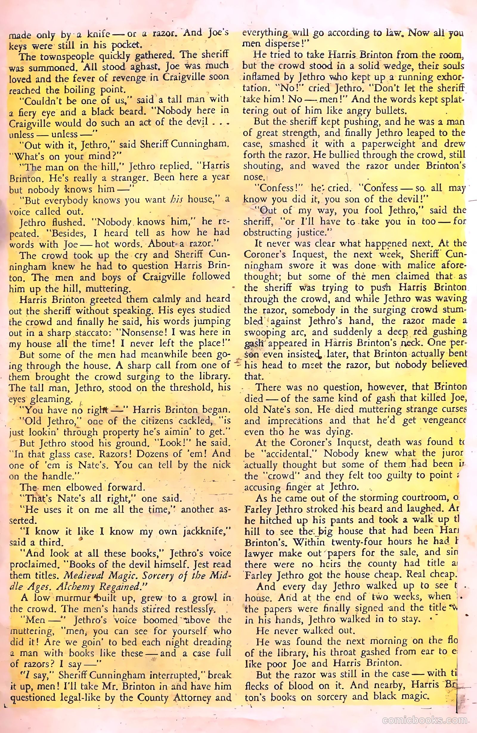 Baffling Mysteries #20 (1954) — page 27 of 36