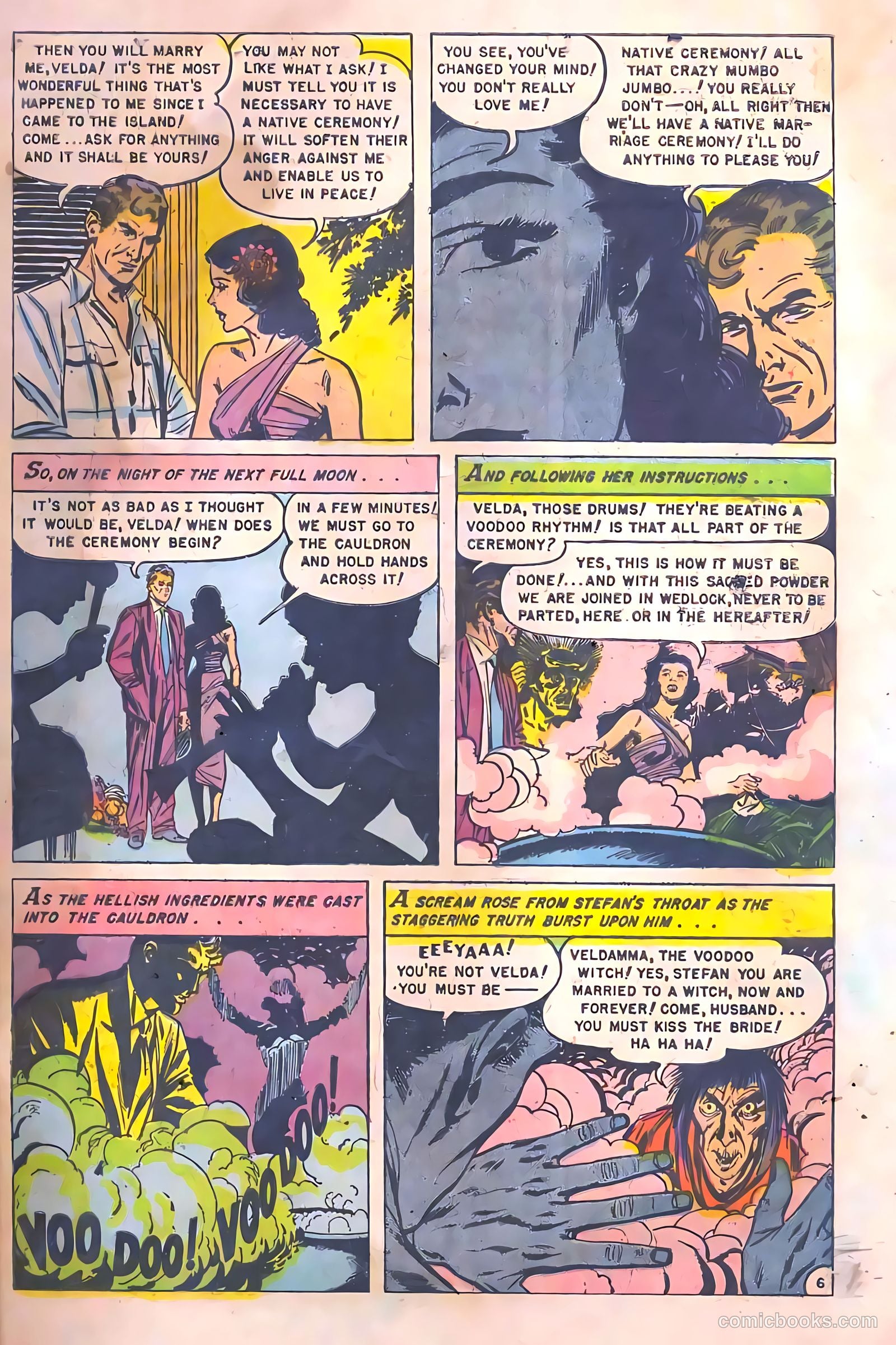 Baffling Mysteries #20 (1954) — page 33 of 36