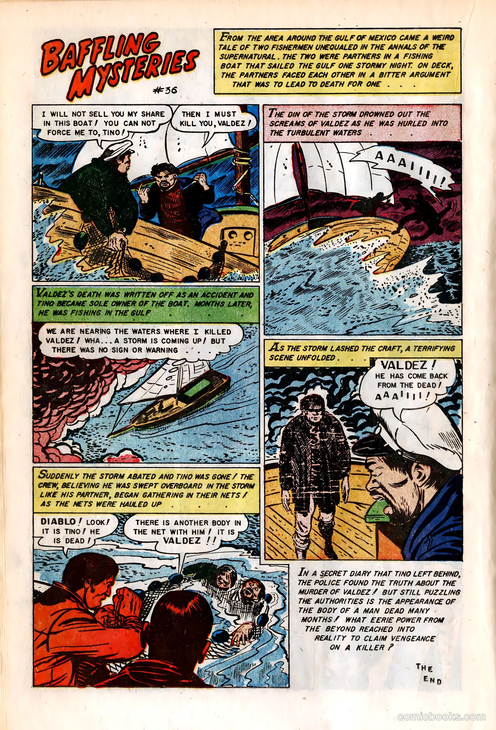 Baffling Mysteries #21 (1954) — page 18 of 37