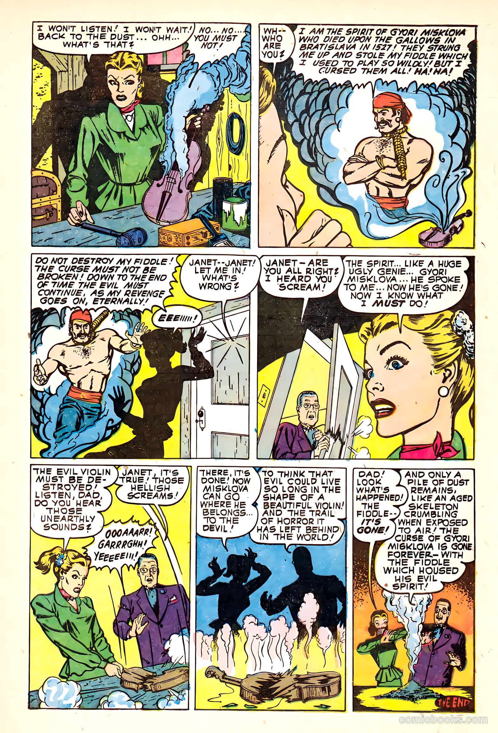 Baffling Mysteries #22 (1954) — page 17 of 36