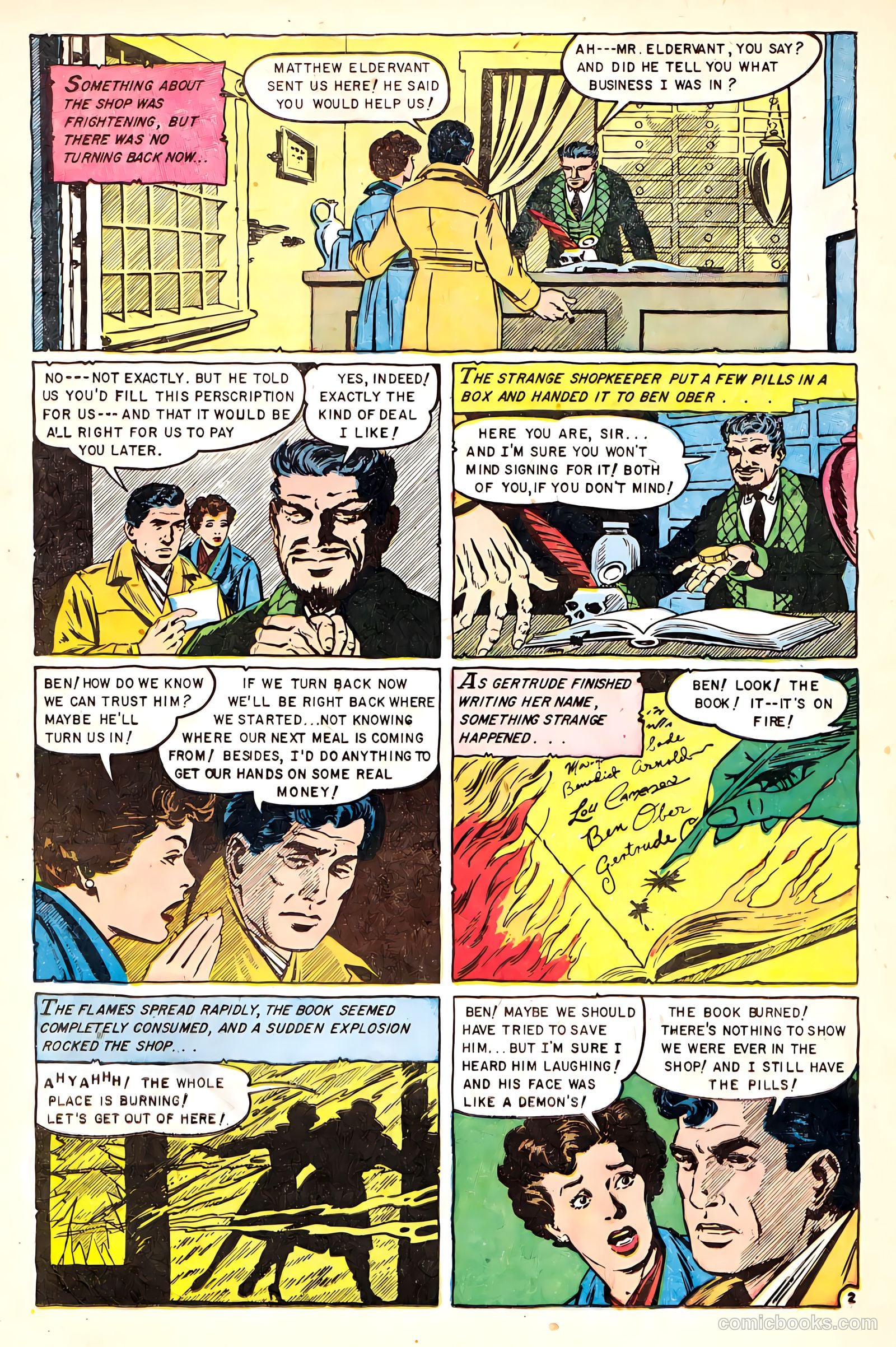Baffling Mysteries #22 (1954) — page 20 of 36
