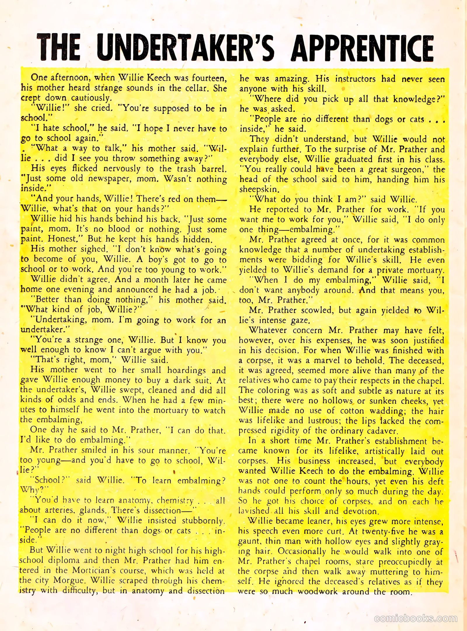 Baffling Mysteries #22 (1954) — page 26 of 36