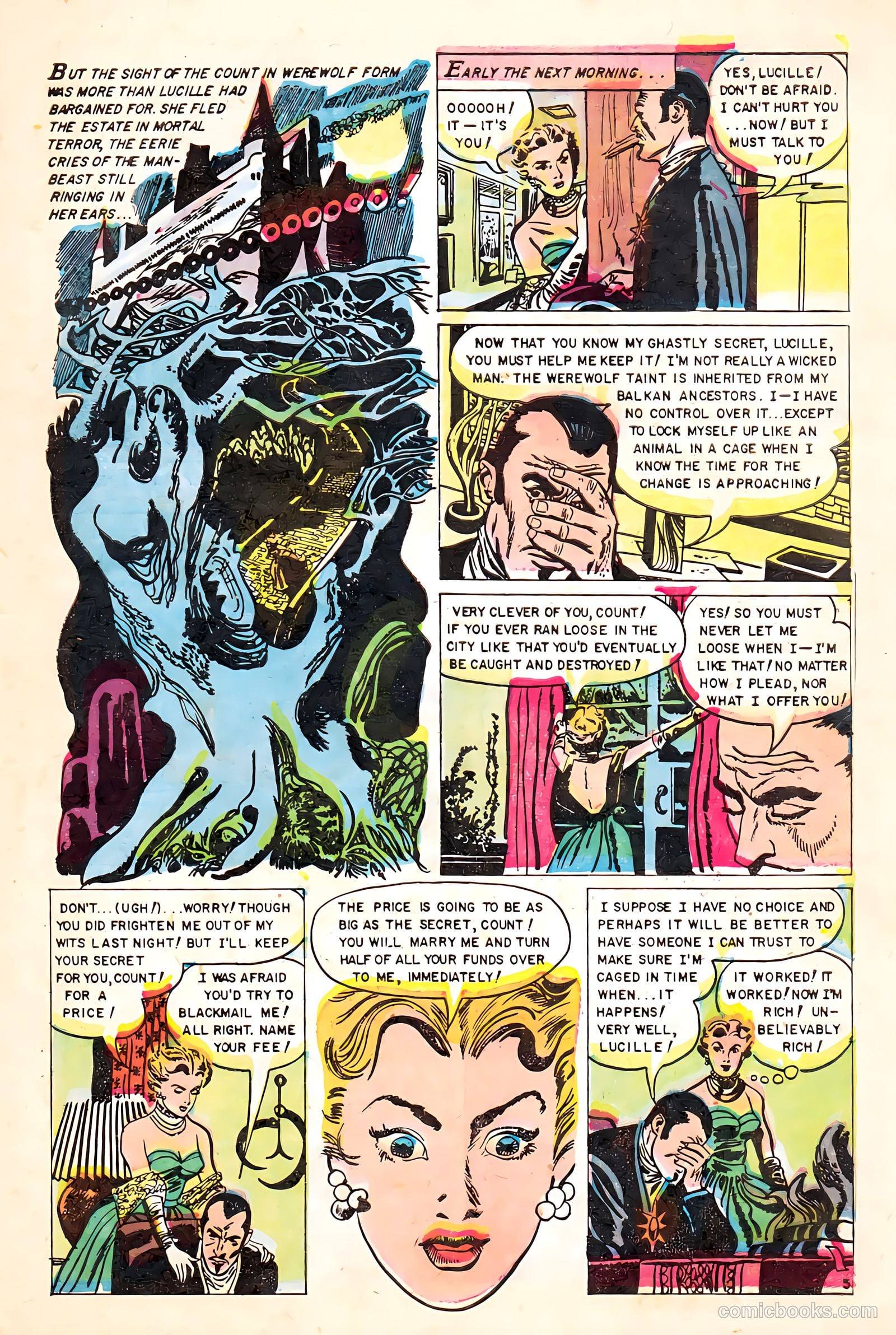 Baffling Mysteries #23 (1954) — page 7 of 36