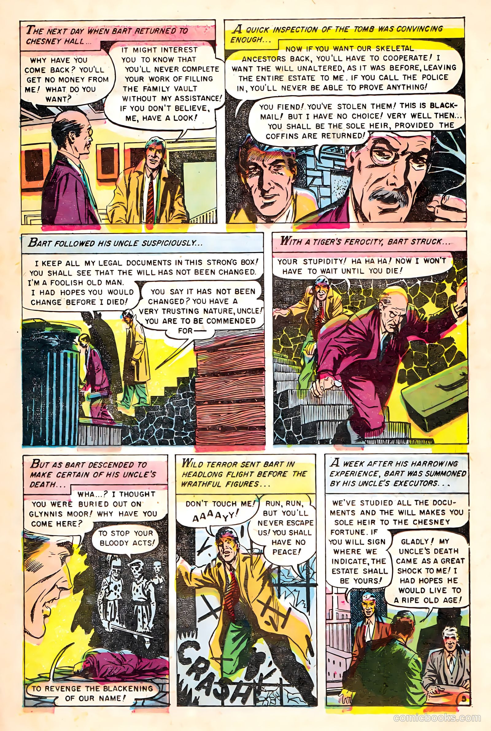 Baffling Mysteries #23 (1954) — page 23 of 36