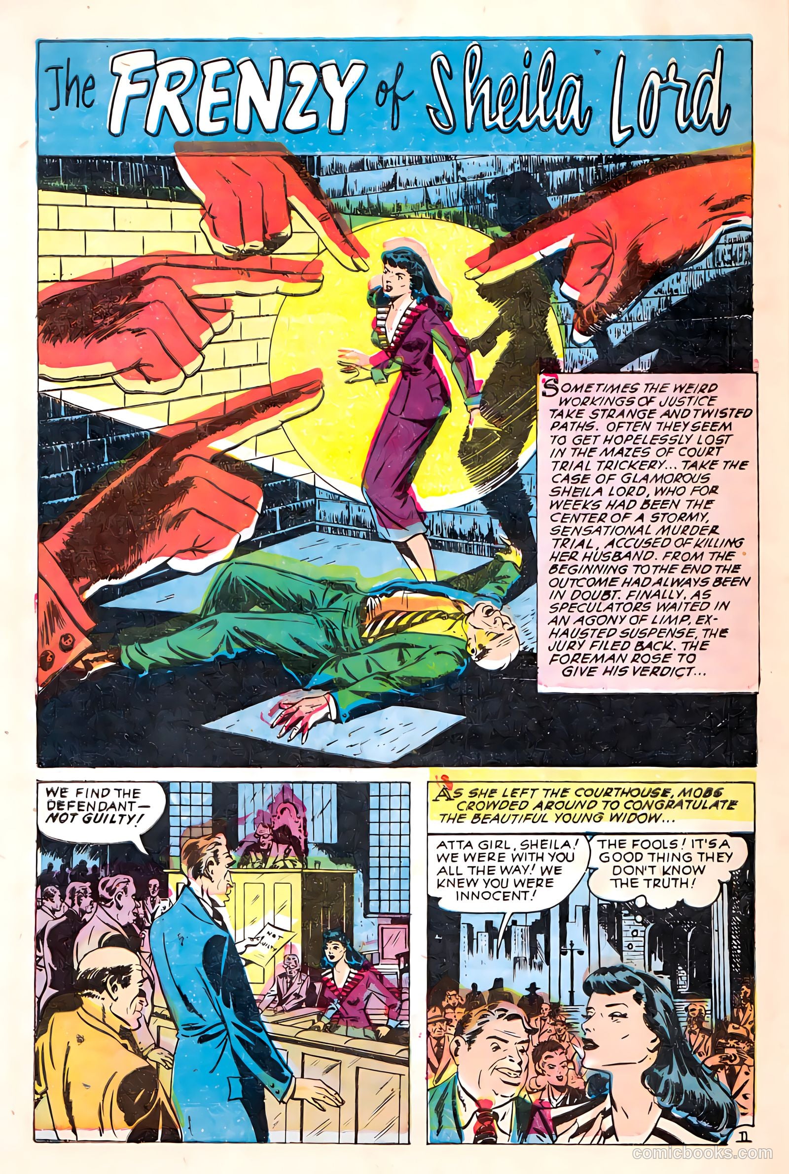 Baffling Mysteries #23 (1954) — page 28 of 36
