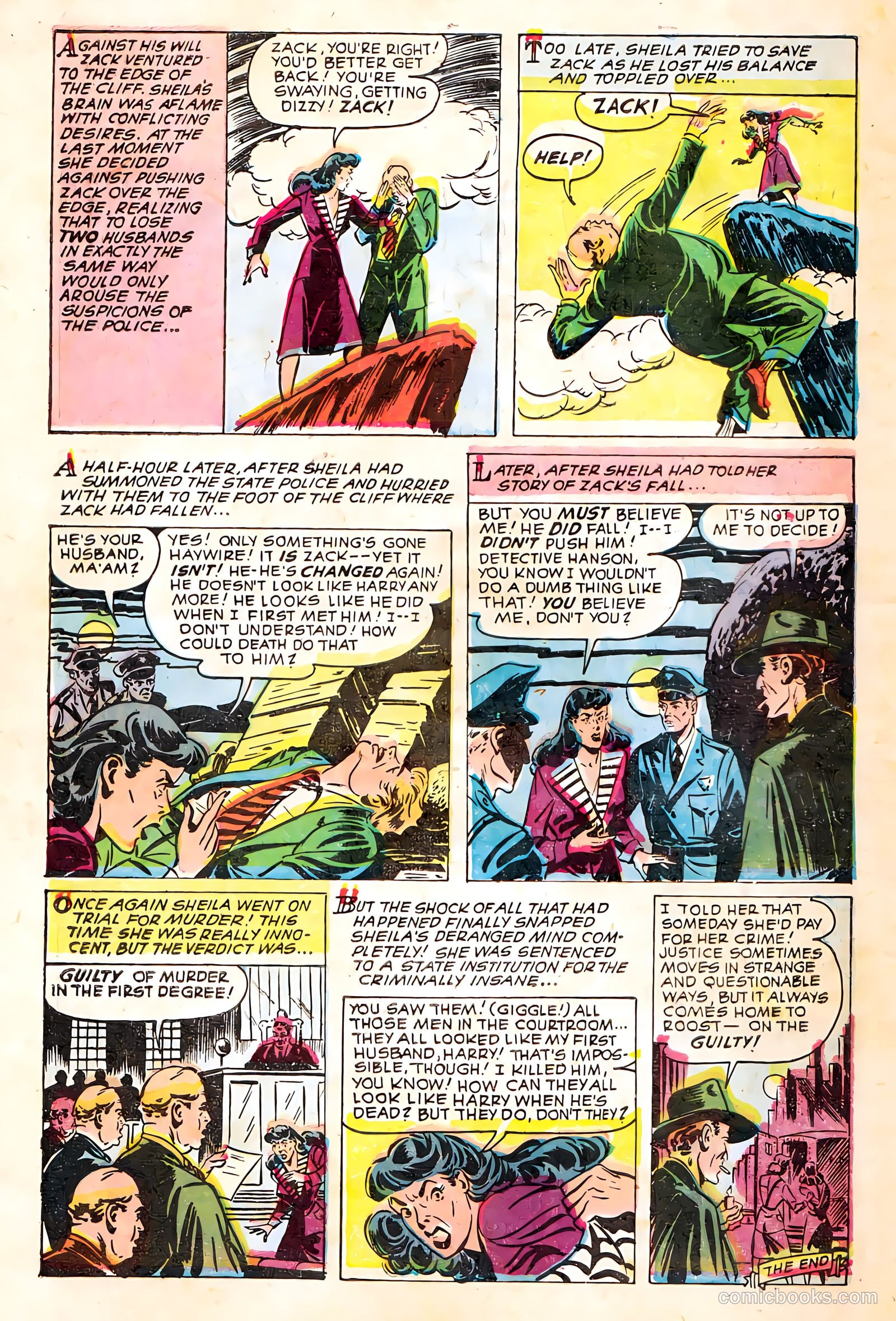 Baffling Mysteries #23 (1954) — page 34 of 36