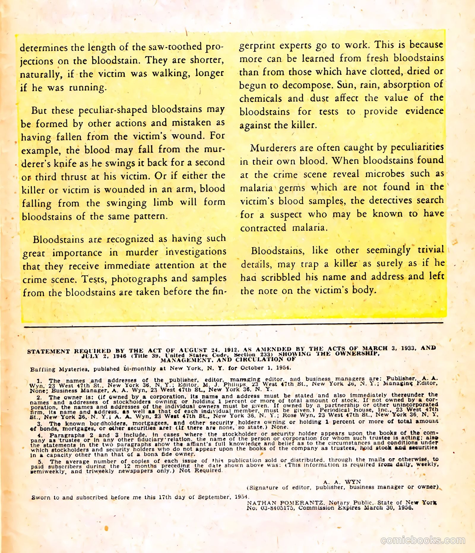 Baffling Mysteries #25 (1955) — page 27 of 36
