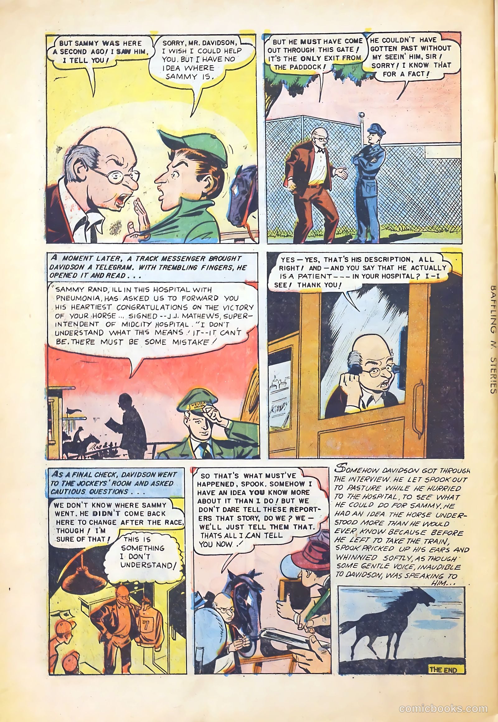 Baffling Mysteries #26 (1955) — page 34 of 36