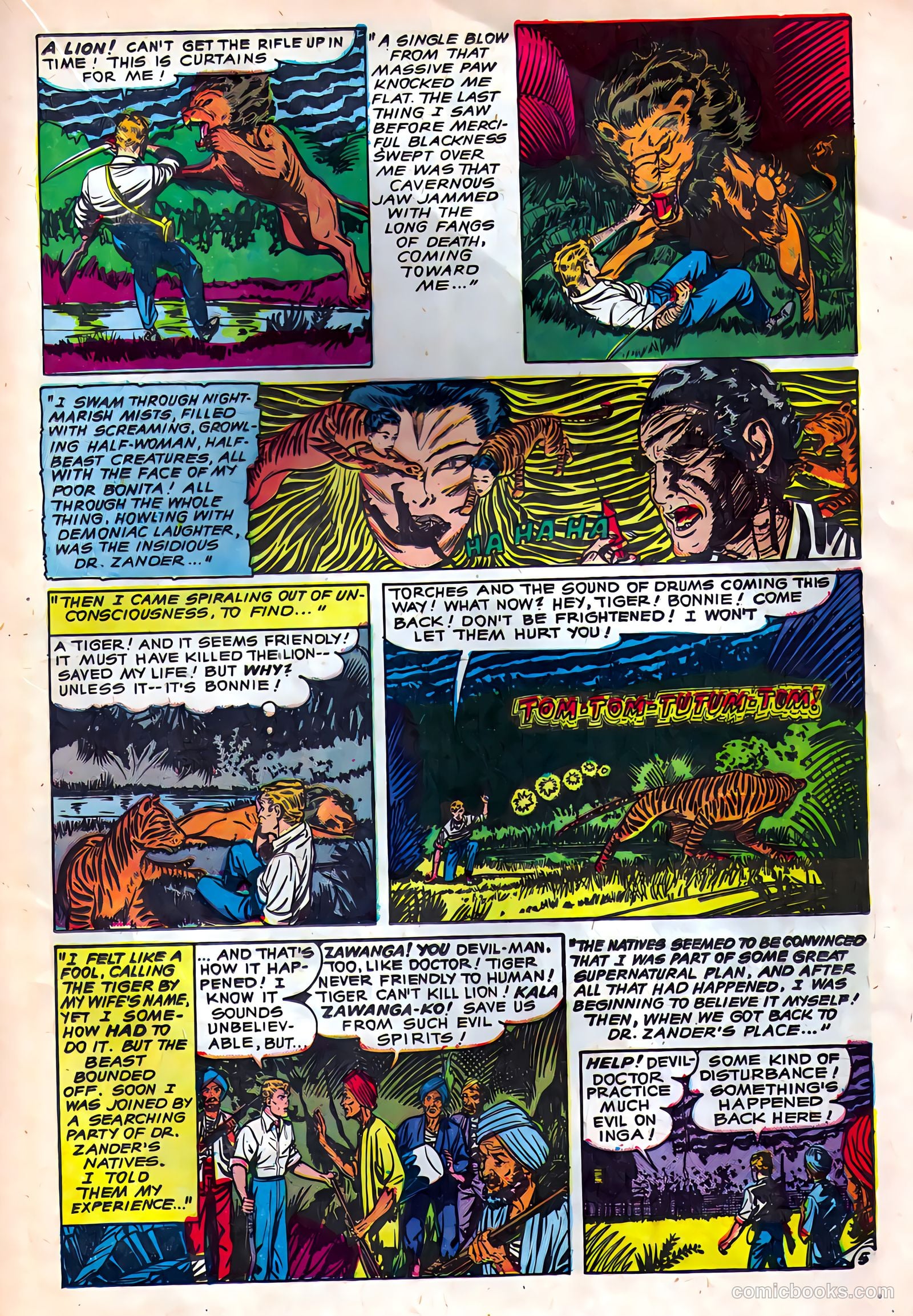 Baffling Mysteries #5 (1951) — page 21 of 36