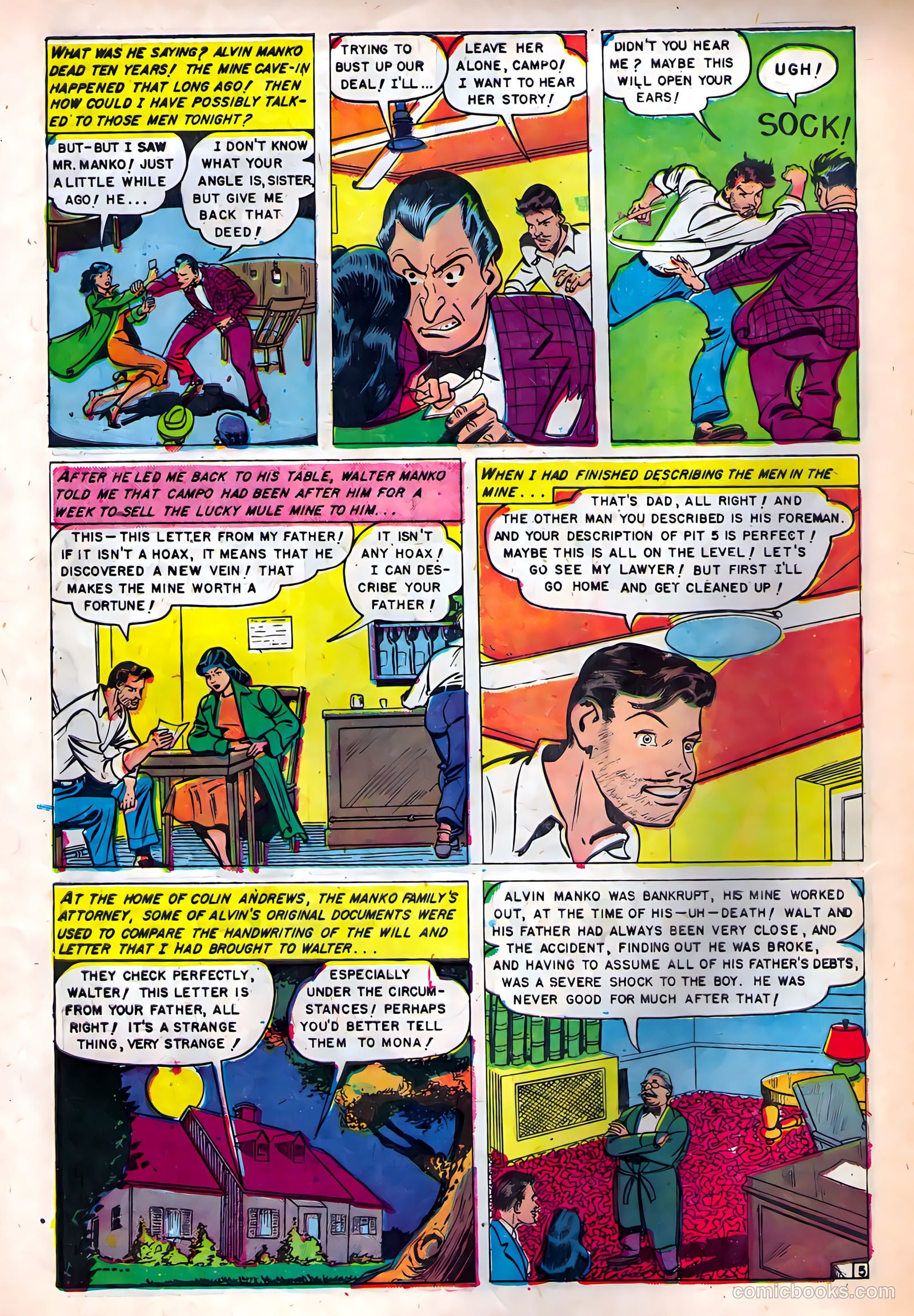 Baffling Mysteries #5 (1951) — page 32 of 36