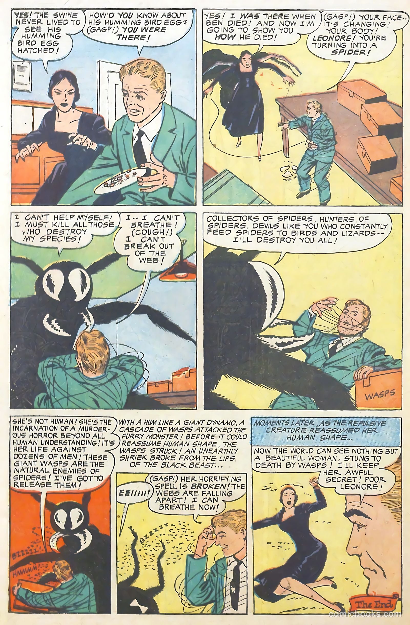 Baffling Mysteries #6 (1952) — page 34 of 36