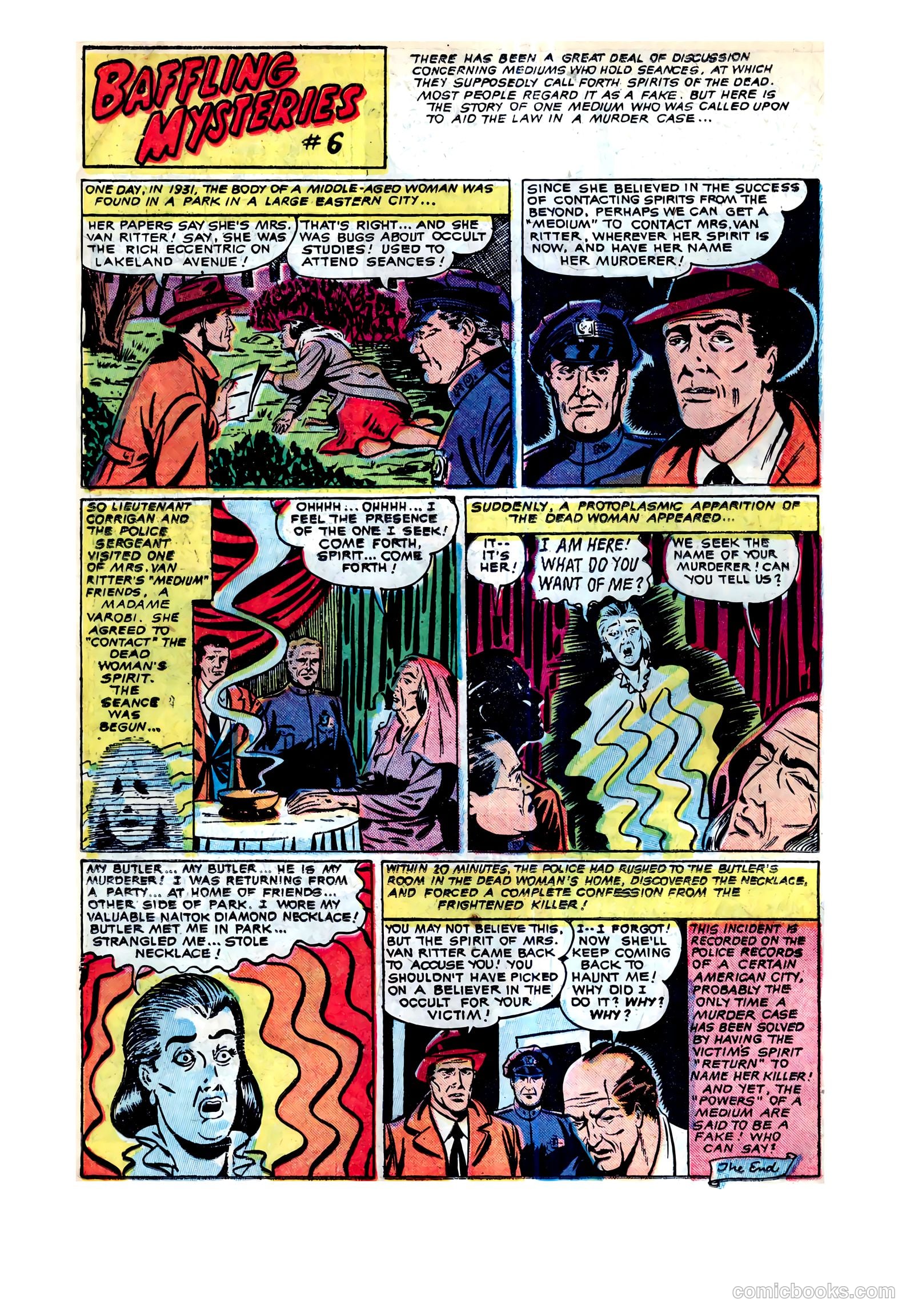 Baffling Mysteries #7 (1952) — page 18 of 36