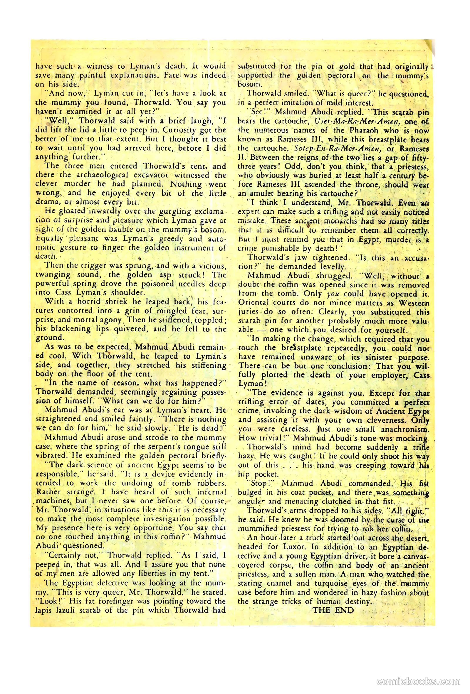 Baffling Mysteries #7 (1952) — page 27 of 36