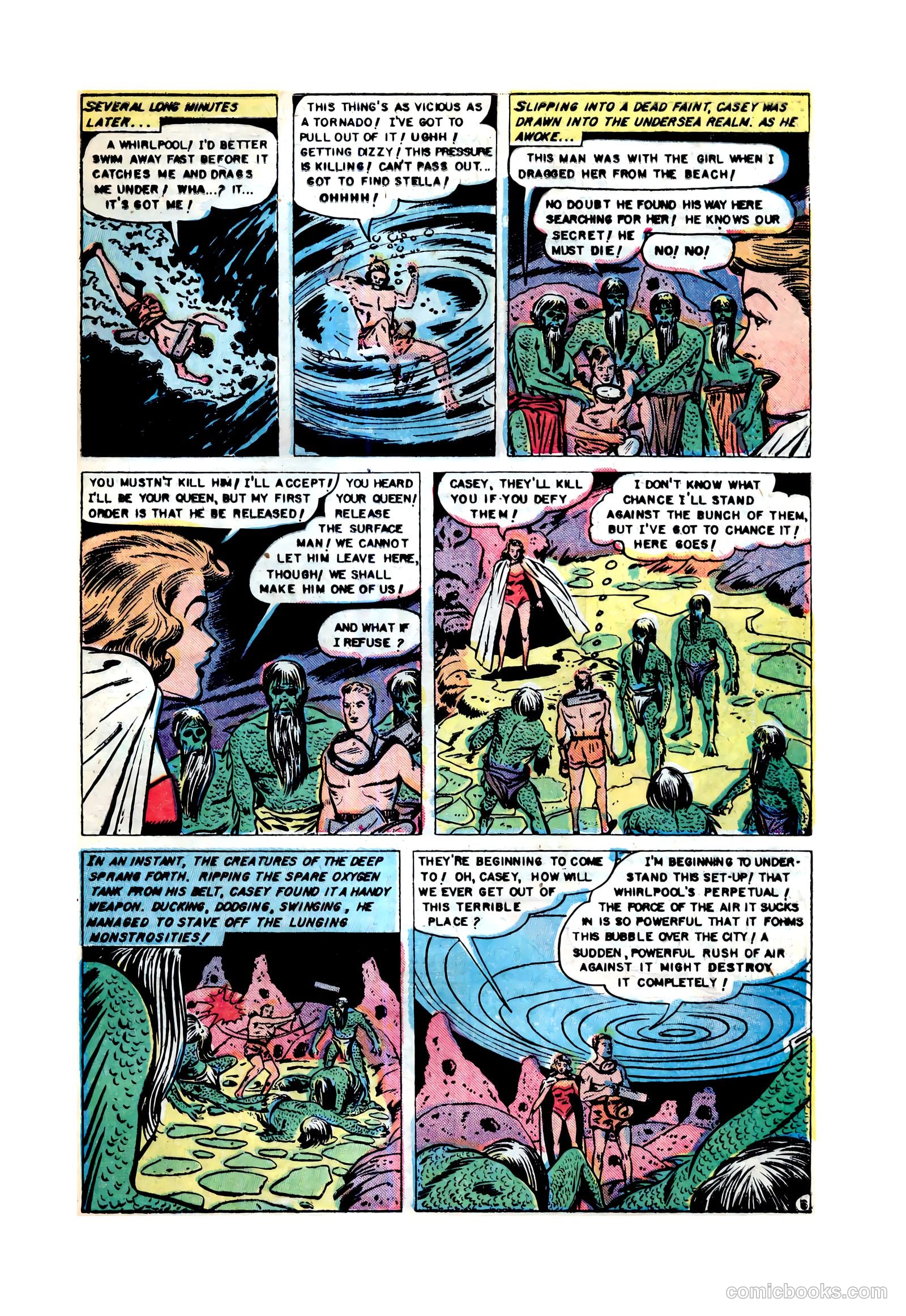Baffling Mysteries #7 (1952) — page 33 of 36