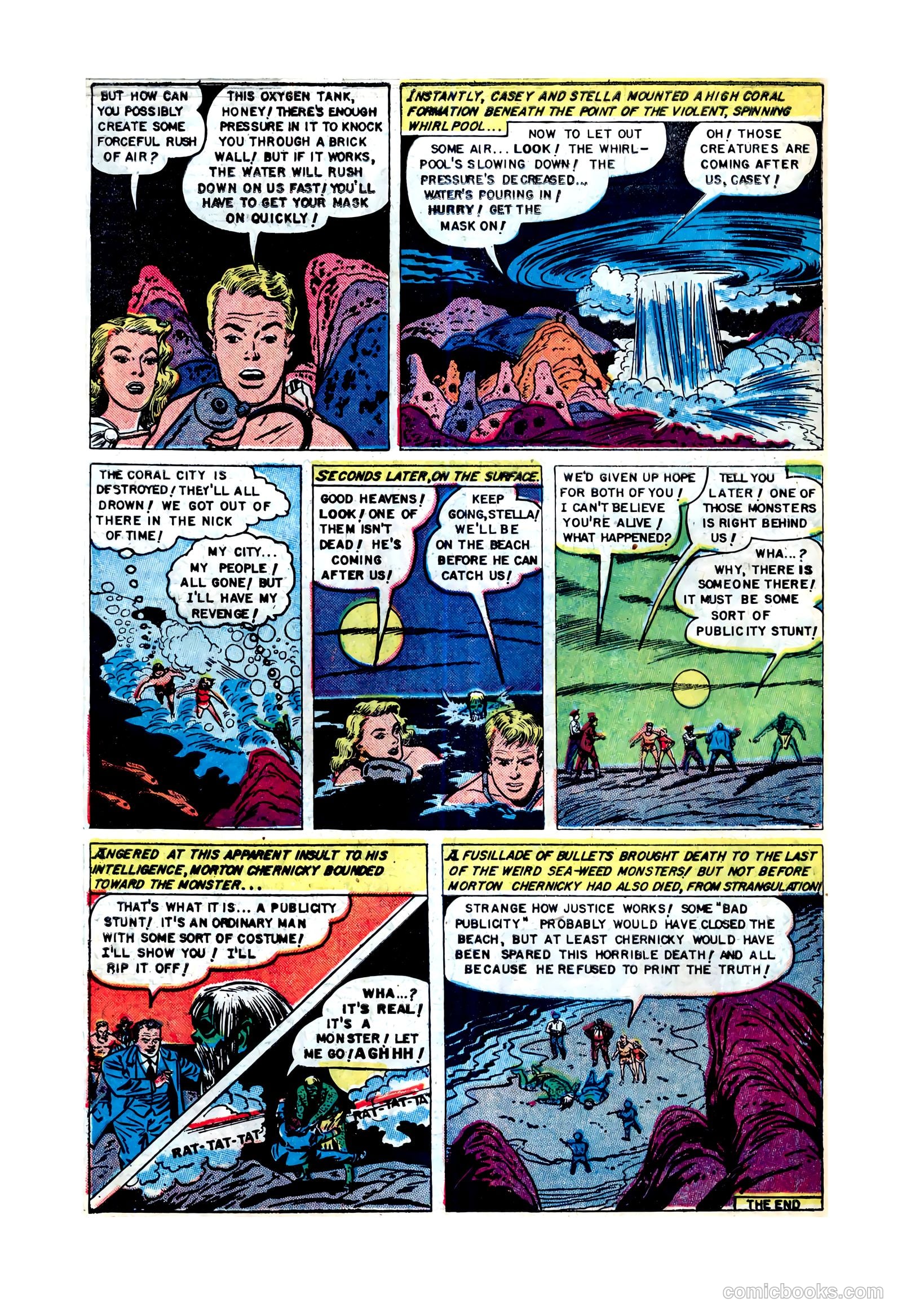 Baffling Mysteries #7 (1952) — page 34 of 36