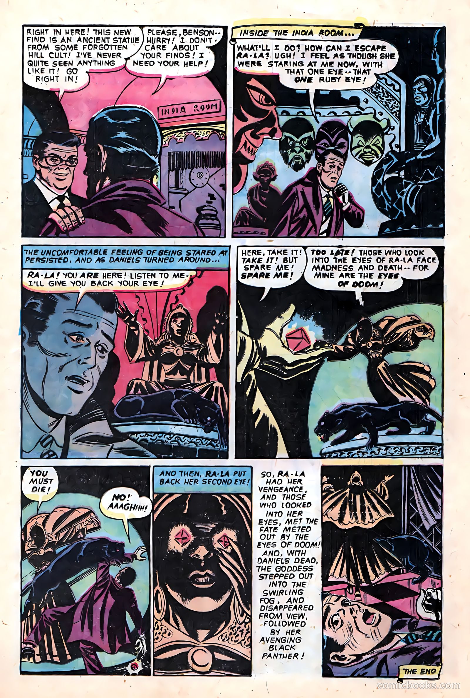 Baffling Mysteries #8 (1952) — page 17 of 36