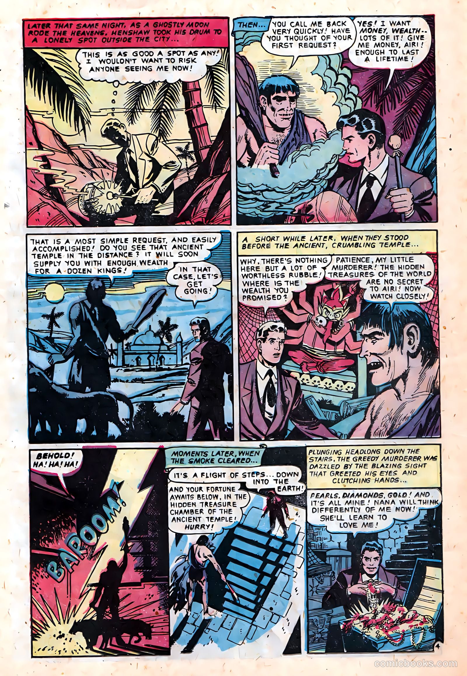 Baffling Mysteries #8 (1952) — page 22 of 36